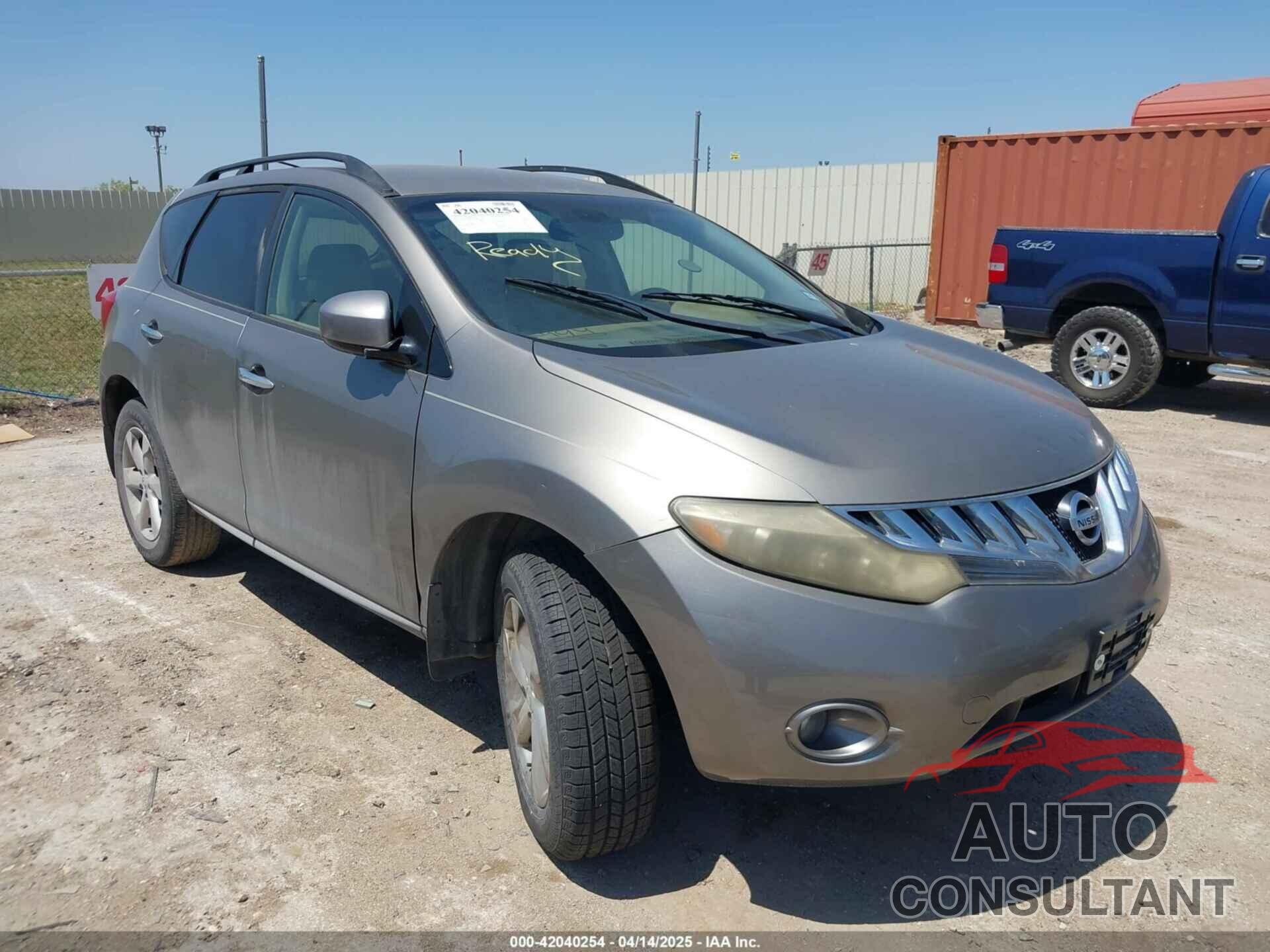 NISSAN MURANO 2009 - JN8AZ18U99W010483