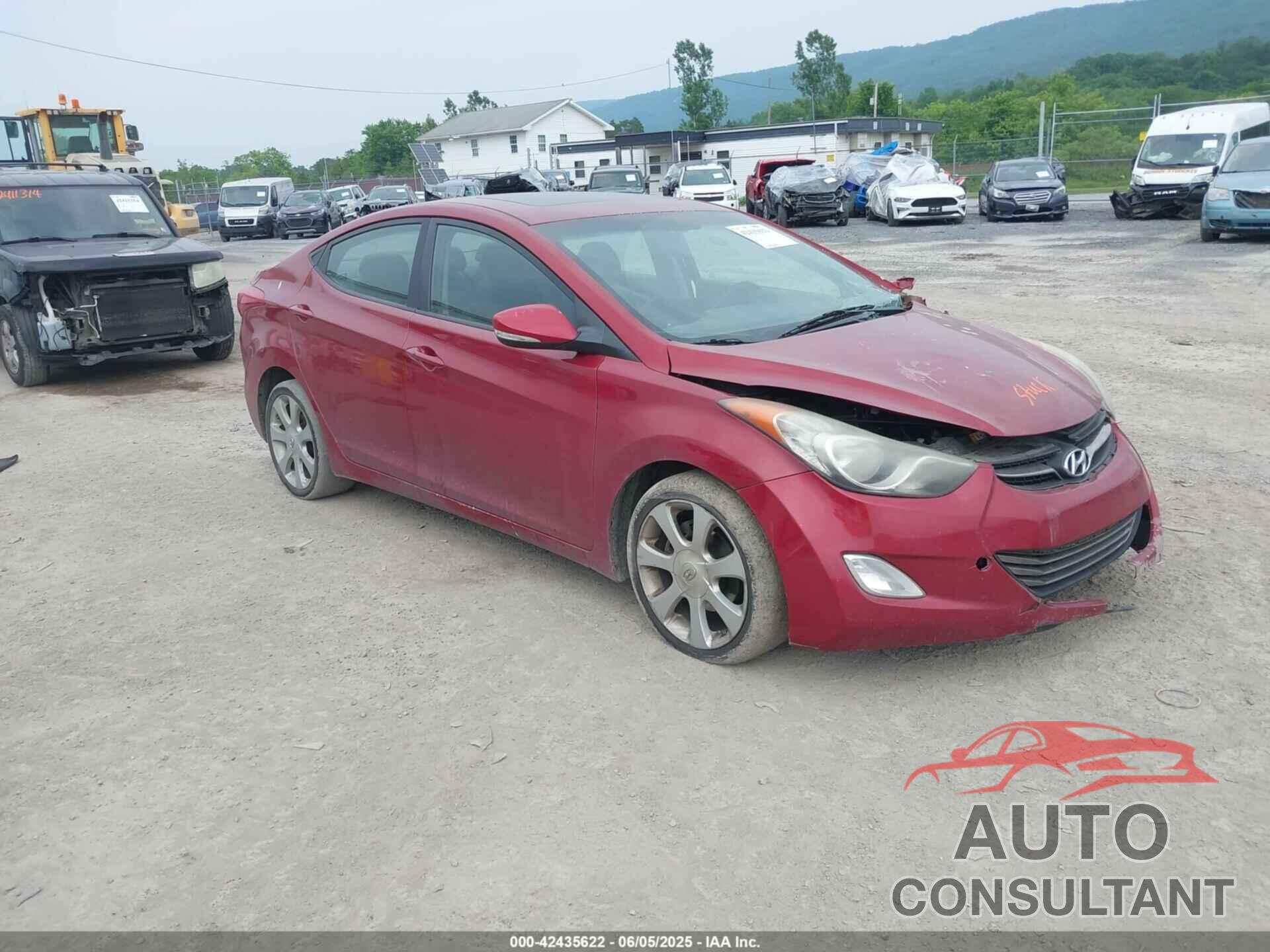 HYUNDAI ELANTRA 2012 - KMHDH4AE8CU316461