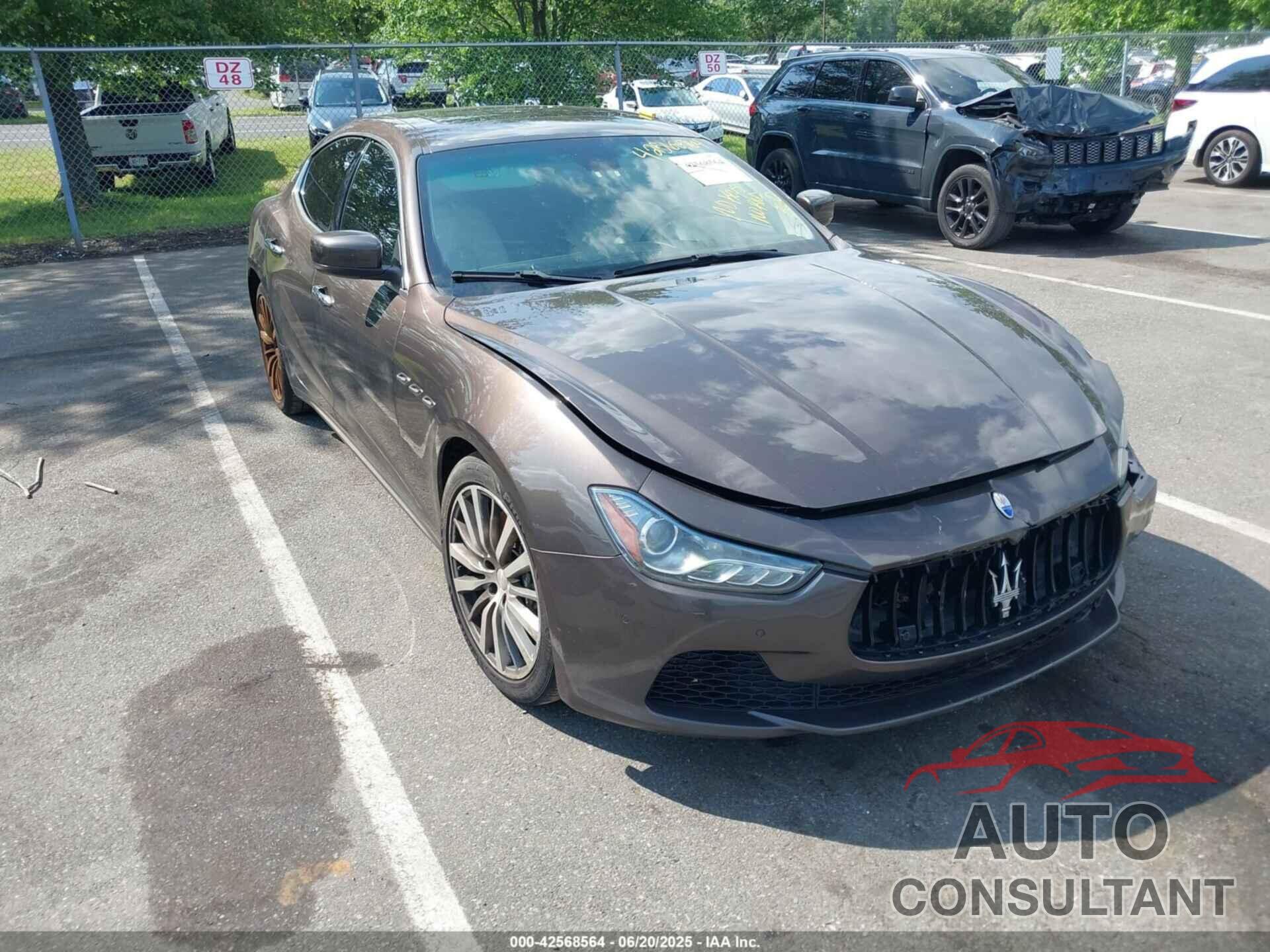 MASERATI GHIBLI 2015 - ZAM57RTA7F1154097