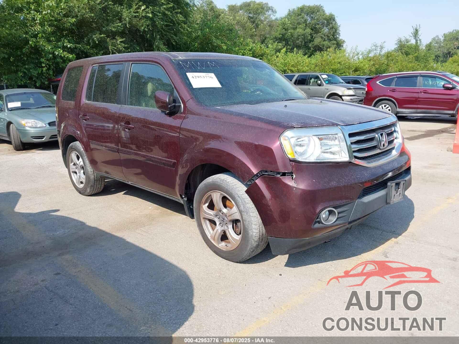 HONDA PILOT 2014 - 5FNYF4H51EB020940