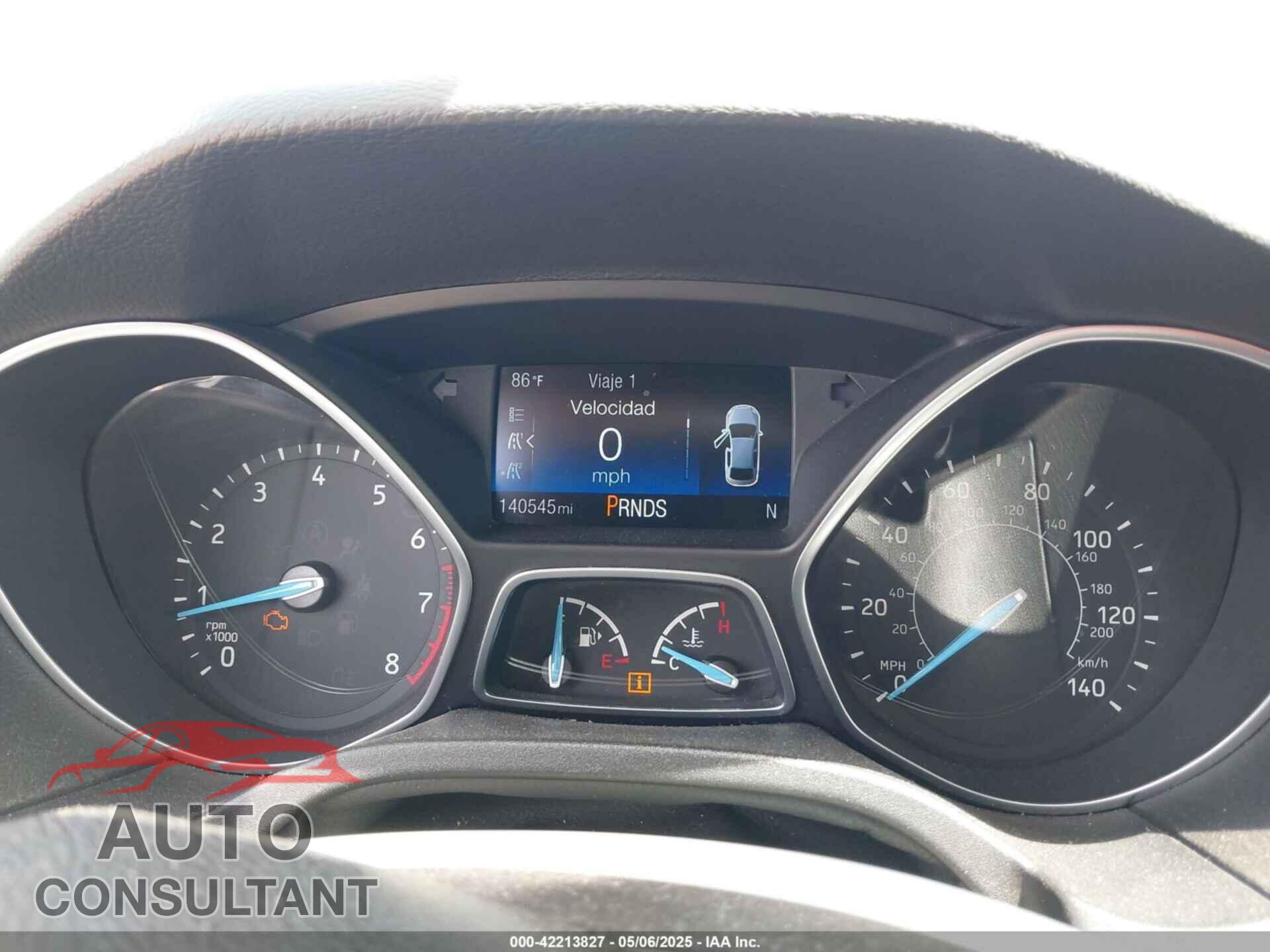 FORD FOCUS 2017 - 1FADP3M29HL247804