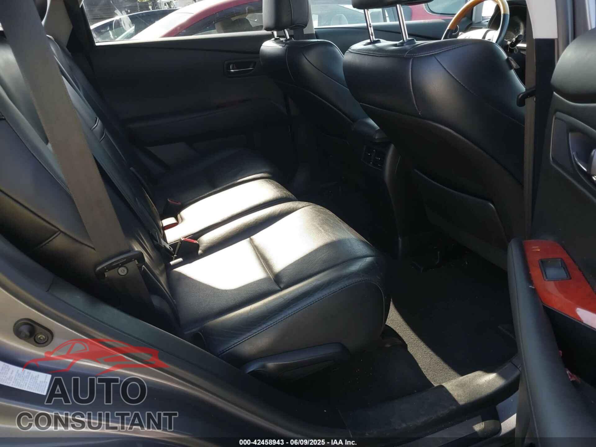 LEXUS RX 350 2012 - 2T2BK1BA8CC140575