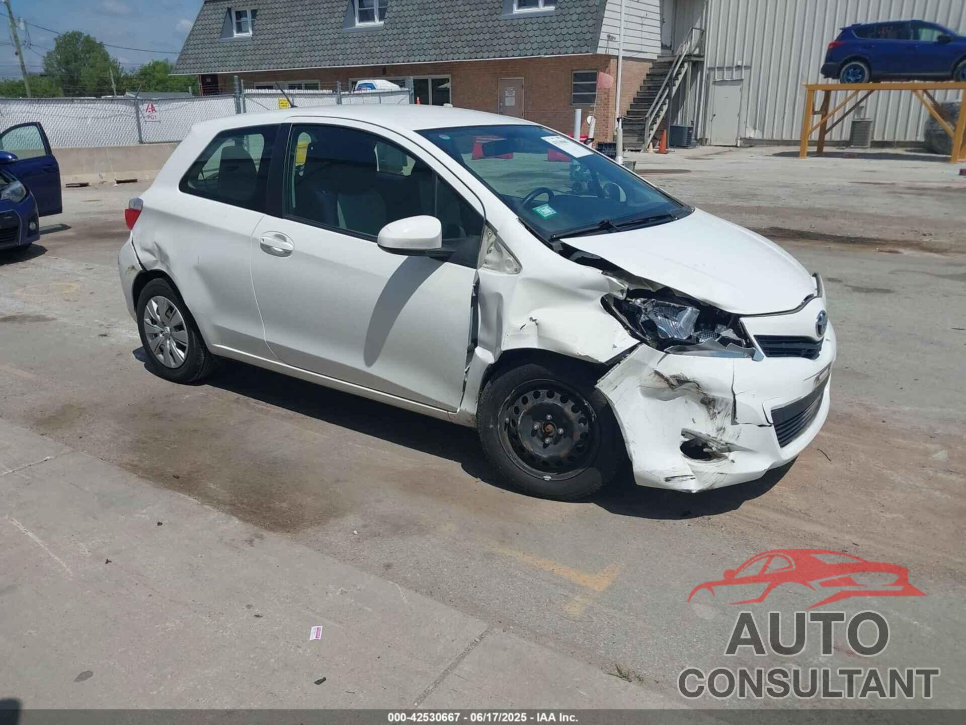 TOYOTA YARIS 2012 - JTDJTUD33CD503218