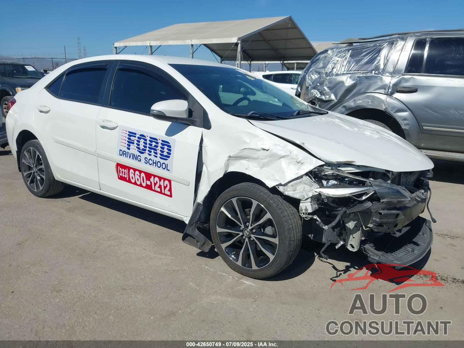 TOYOTA COROLLA 2019 - 5YFBURHE4KP856993