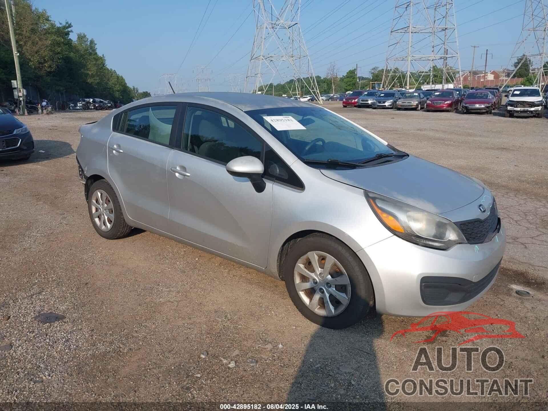 KIA RIO 2015 - KNADM4A32F6502601