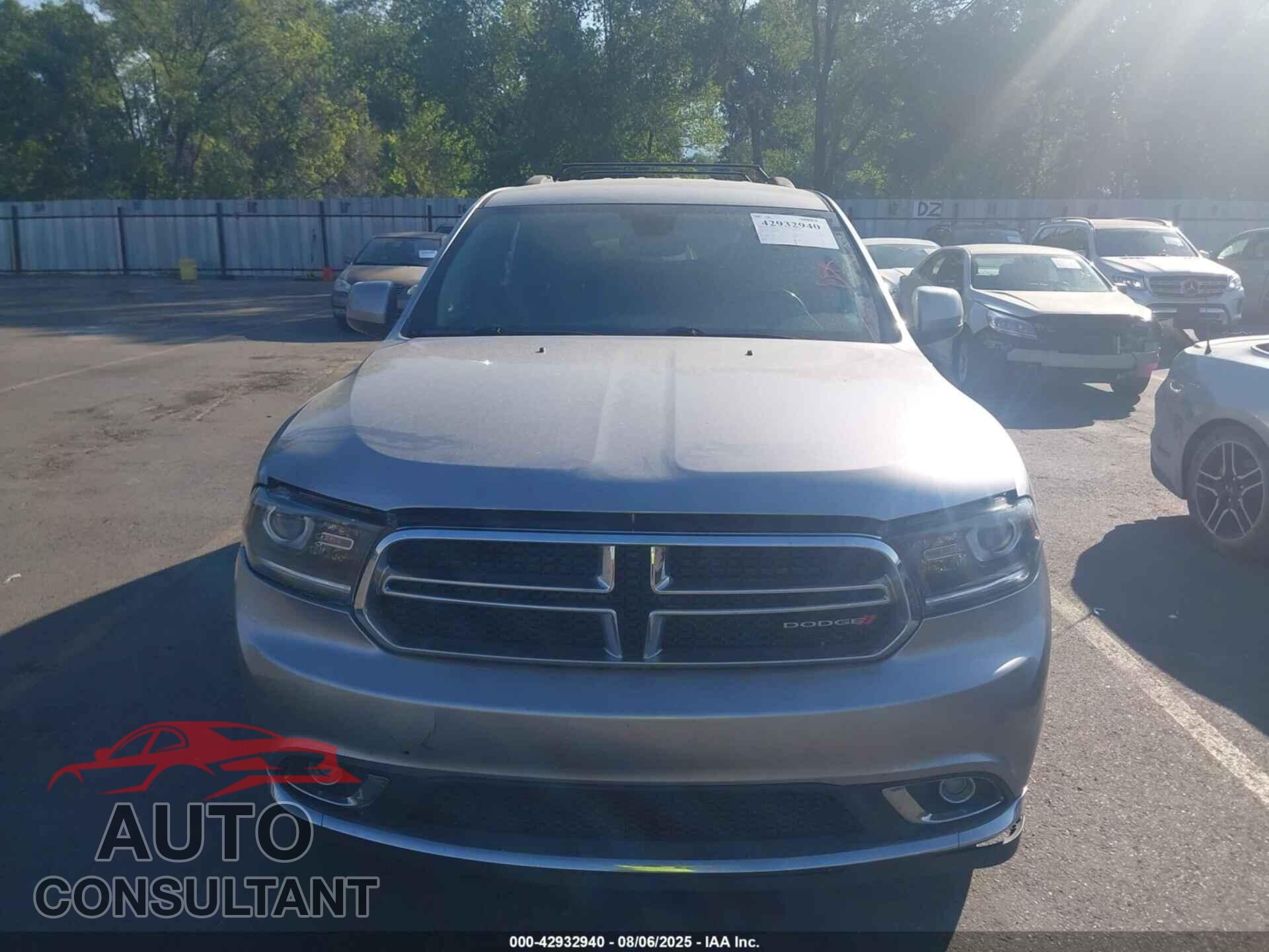 DODGE DURANGO 2017 - 1C4RDJAG3HC936850
