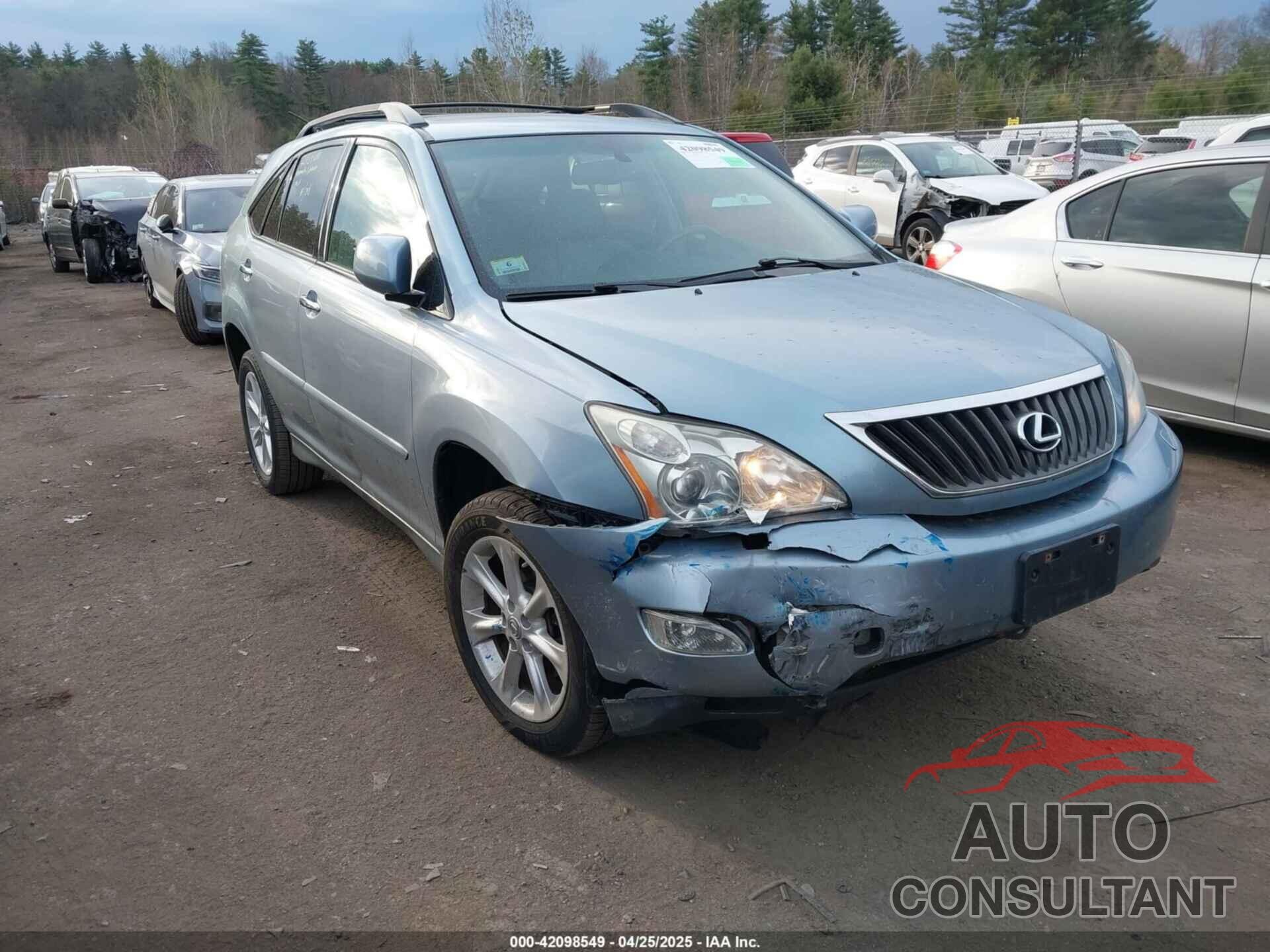 LEXUS RX 350 2009 - 2T2HK31U09C133694