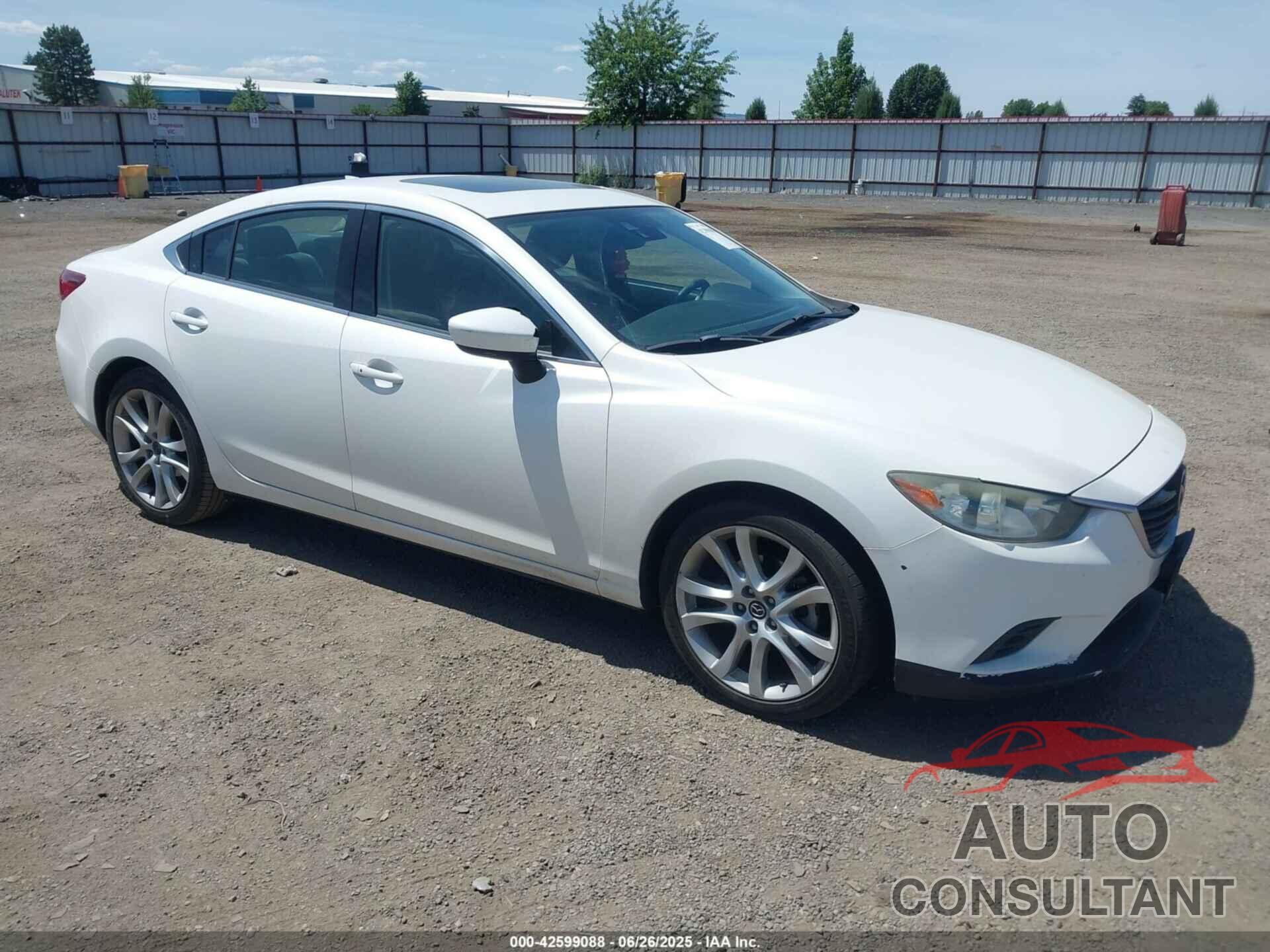 MAZDA MAZDA6 2015 - JM1GJ1T67F1164639