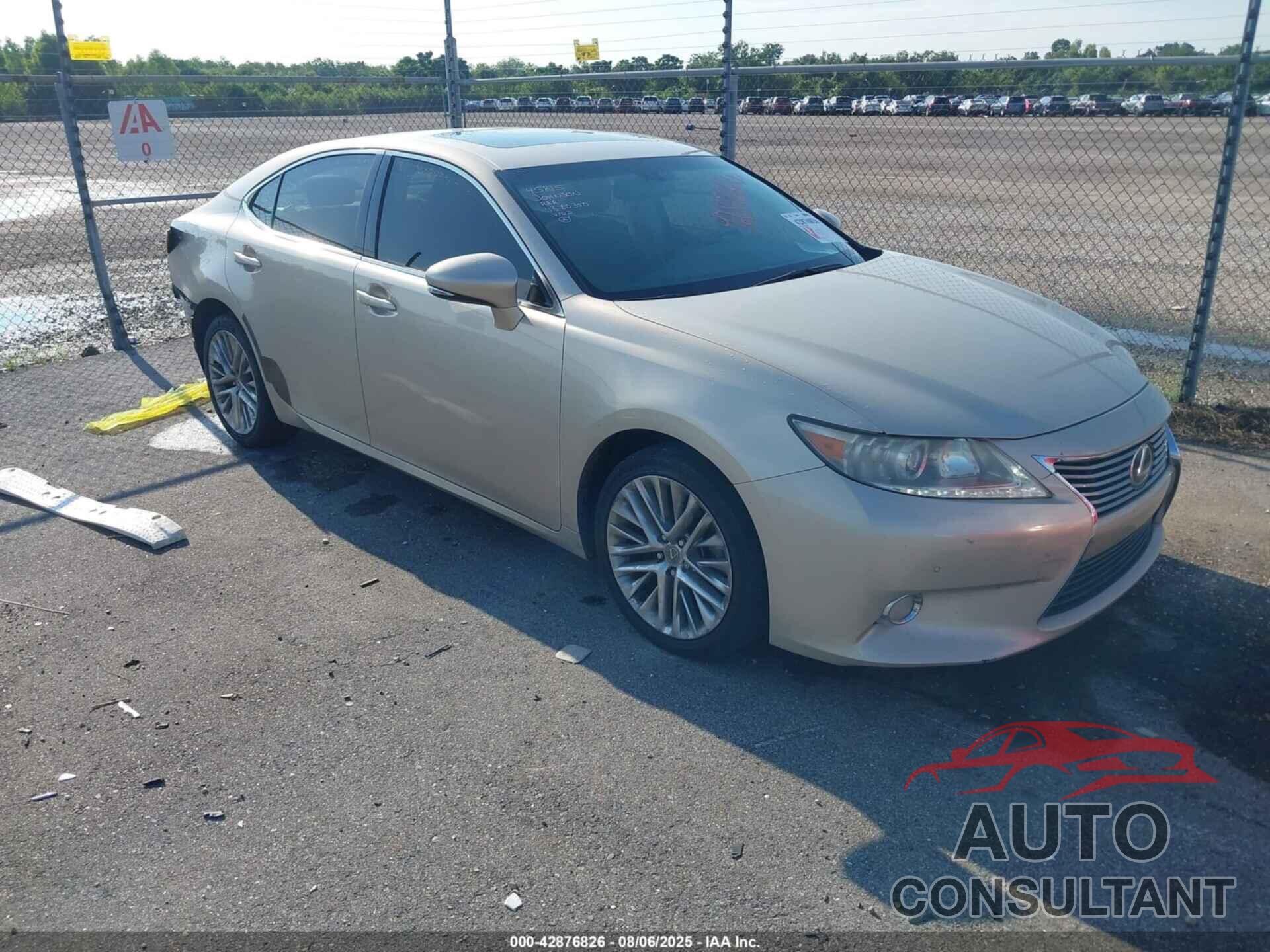 LEXUS ES 350 2013 - JTHBK1GG6D2062944