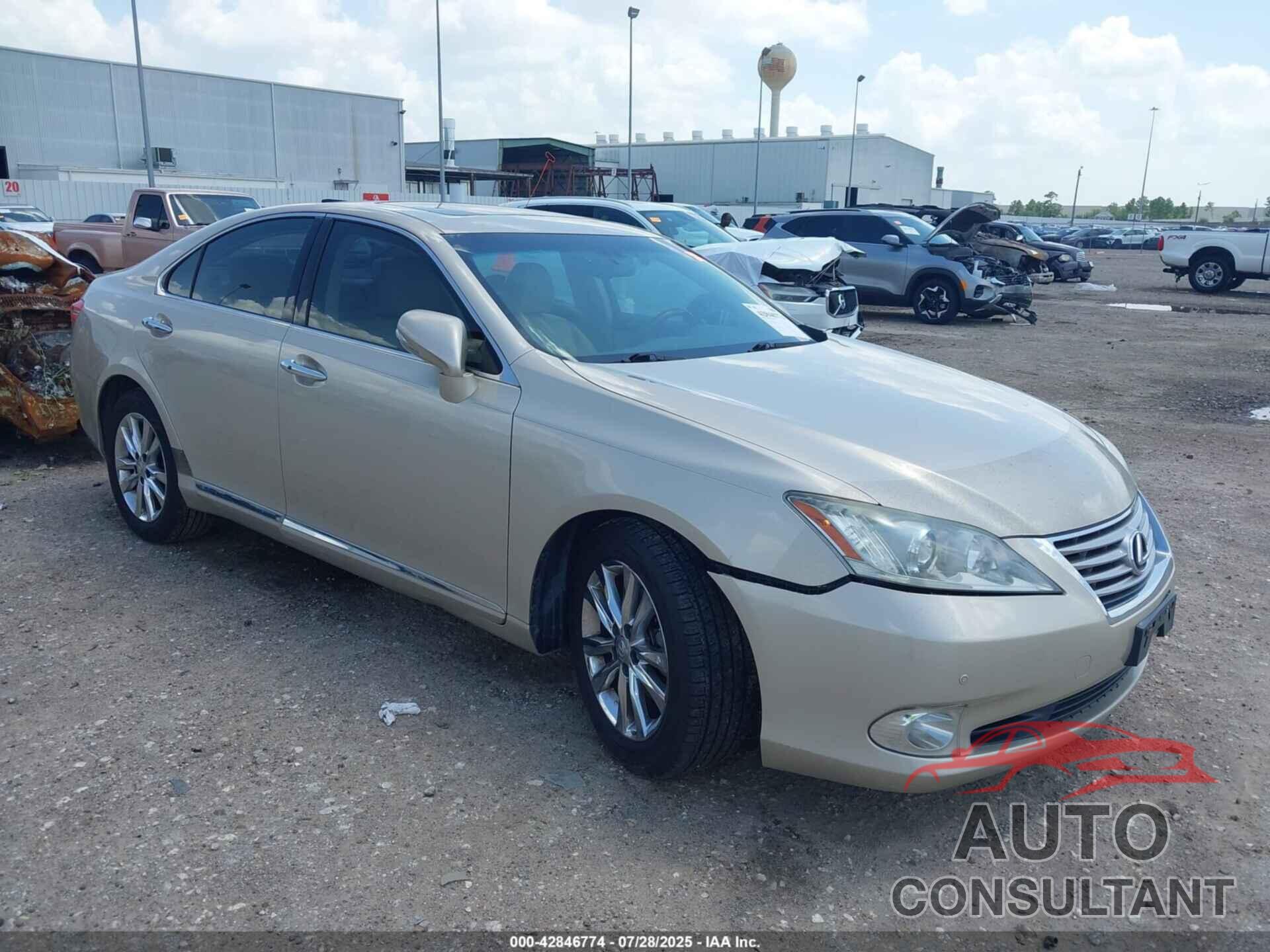 LEXUS ES 350 2012 - JTHBK1EG7C2504650