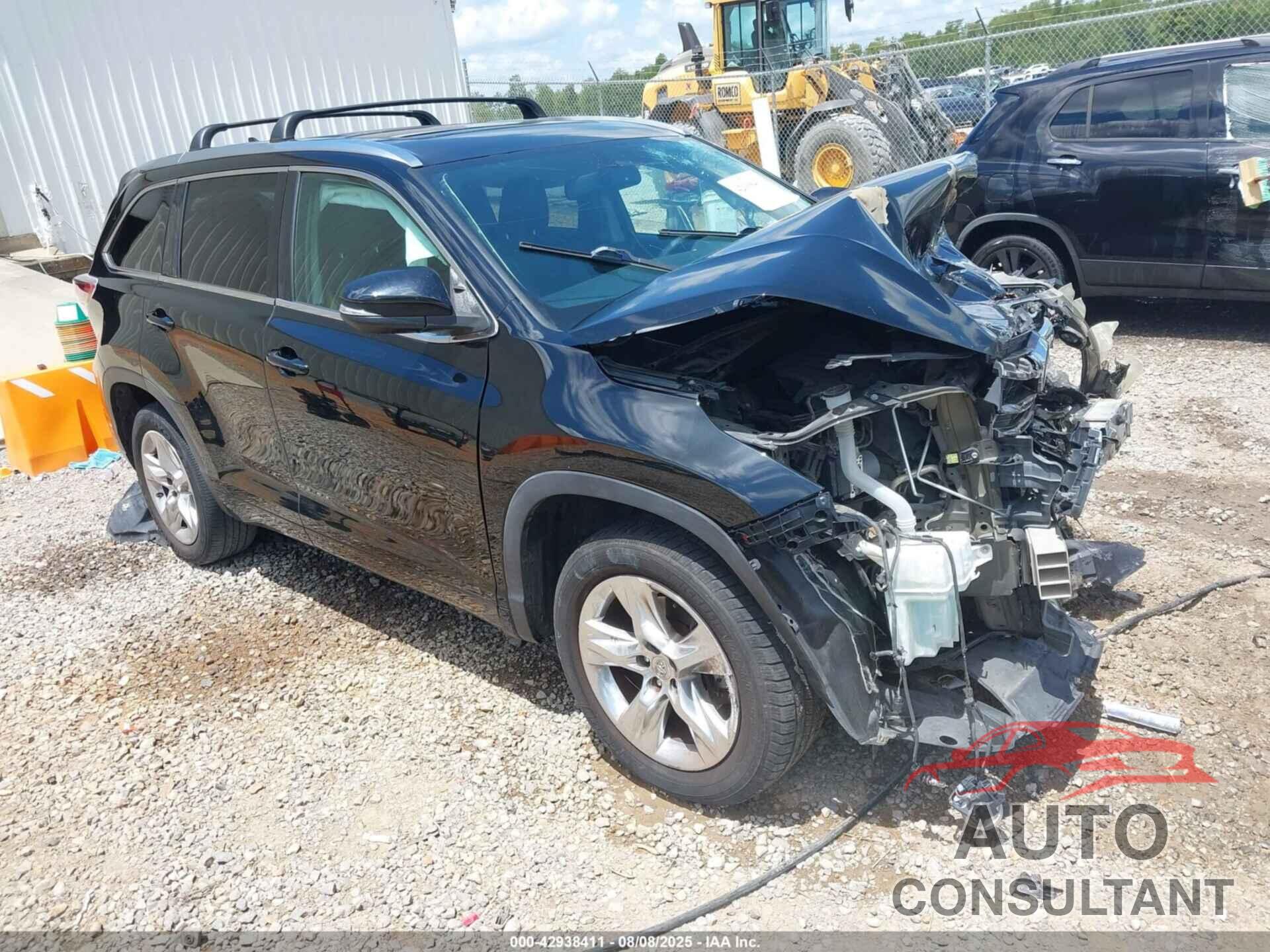 TOYOTA HIGHLANDER 2014 - 5TDYKRFH3ES020200