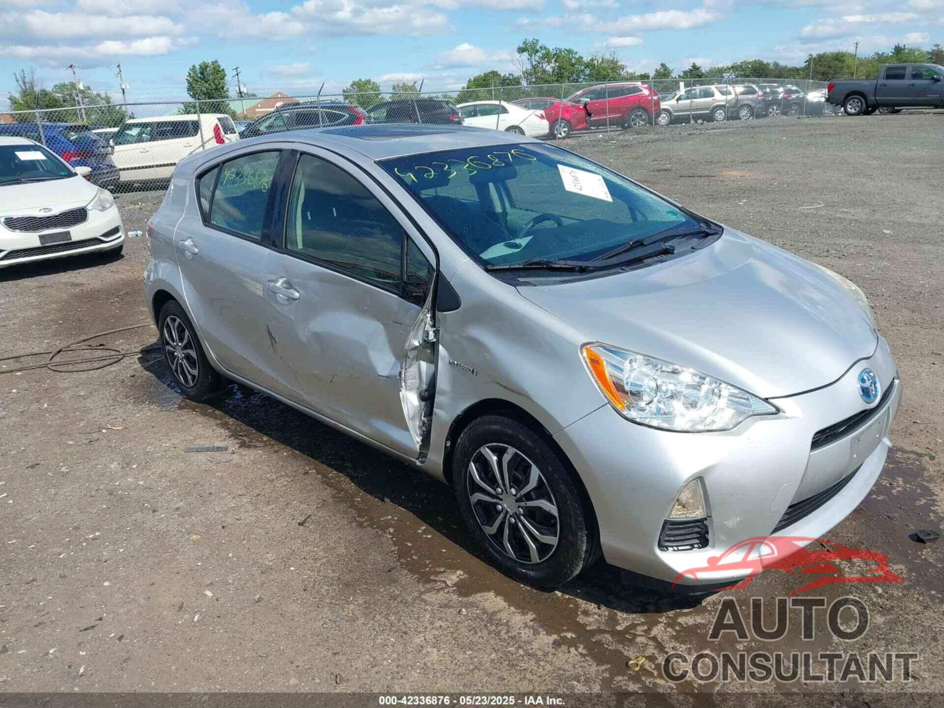 TOYOTA PRIUS C 2012 - JTDKDTB39C1001670