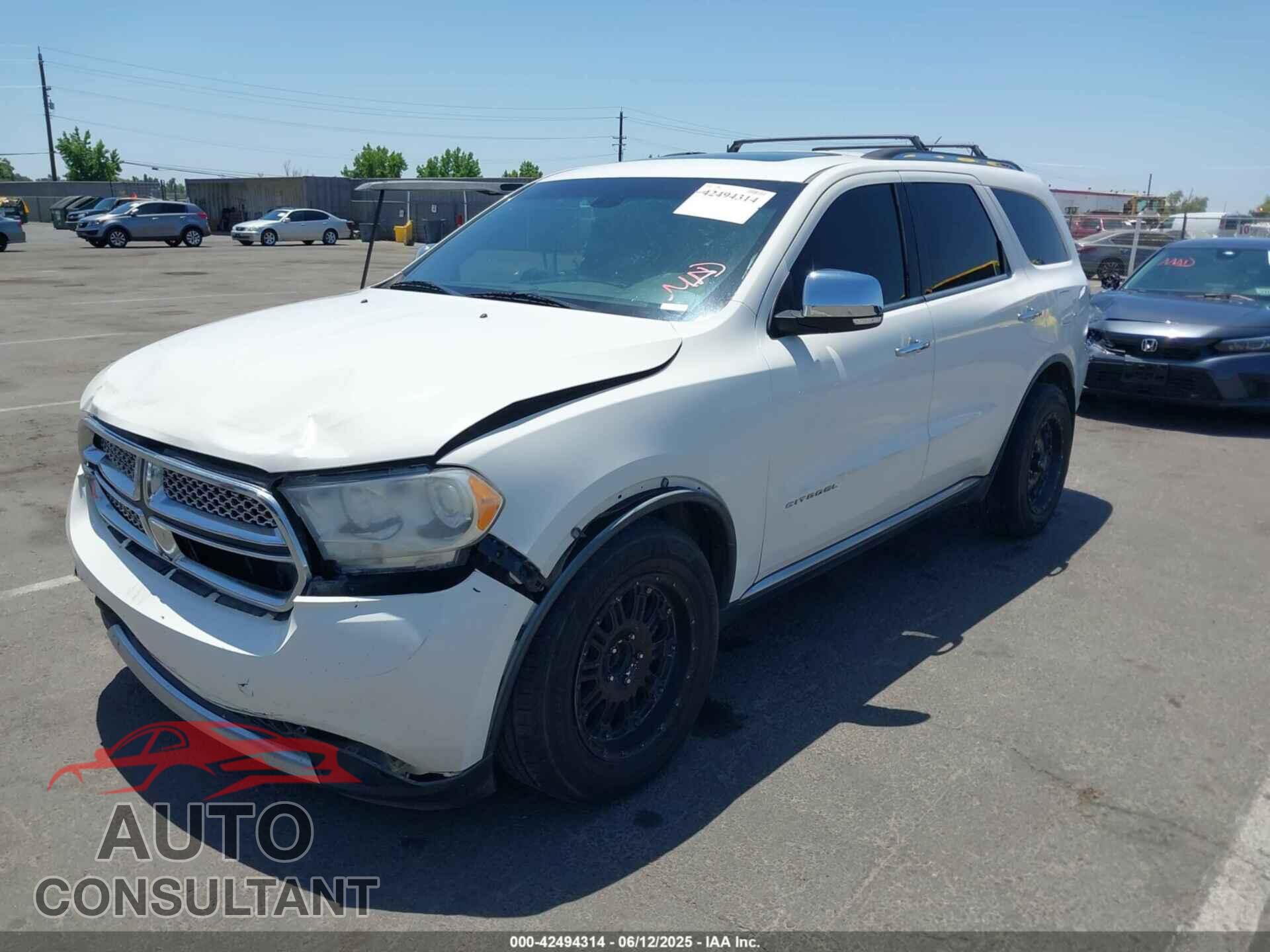 DODGE DURANGO 2012 - 1C4SDJET6CC197927