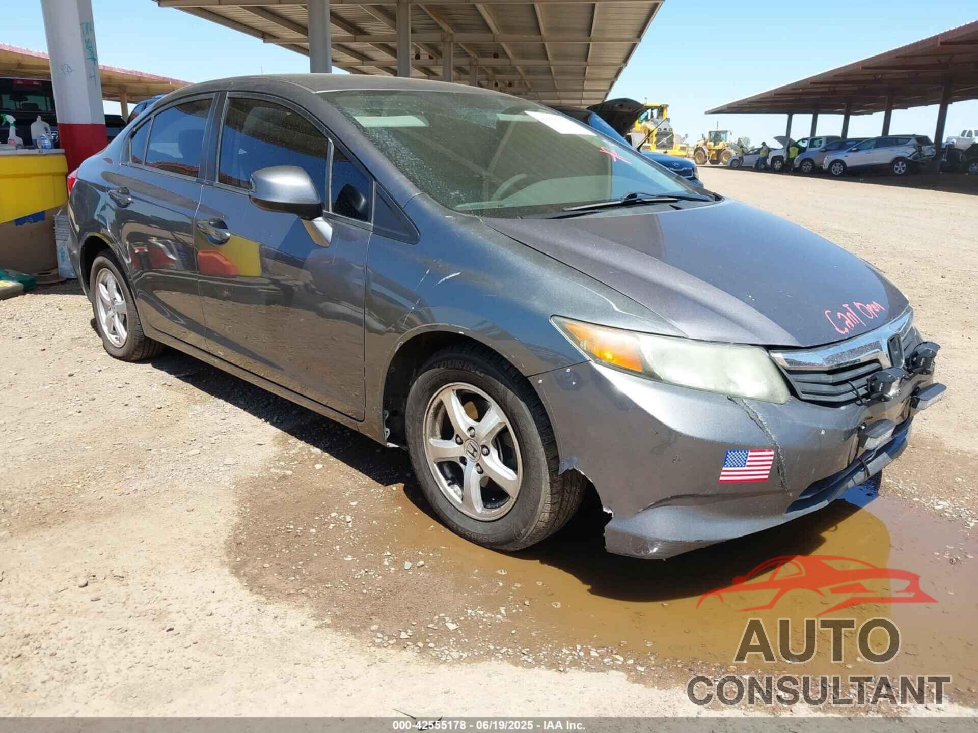 HONDA CIVIC 2012 - 19XFB5F54CE003807
