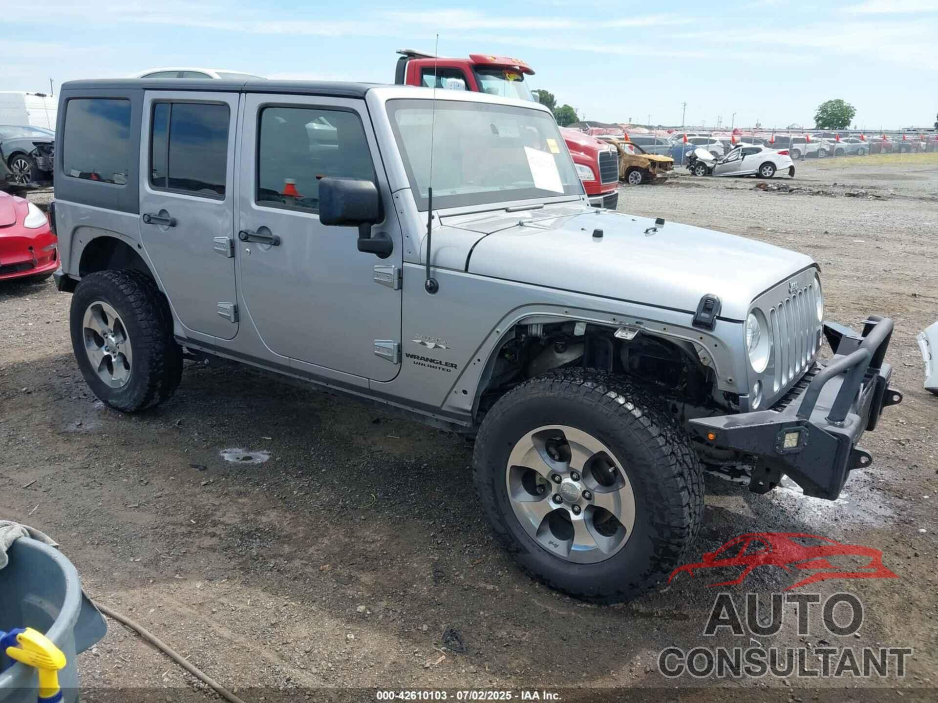 JEEP WRANGLER UNLIMITED 2017 - 1C4BJWEGXHL552971
