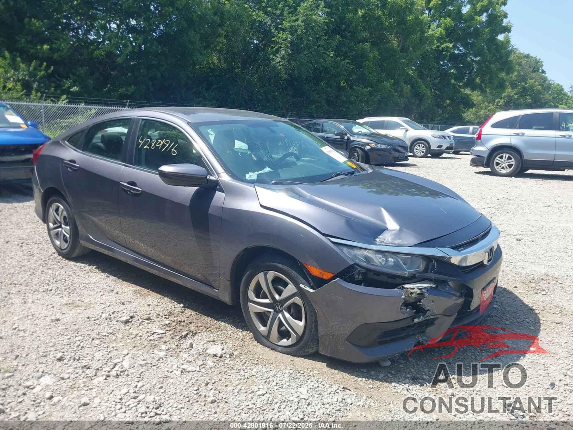 HONDA CIVIC 2017 - 19XFC2F55HE070872