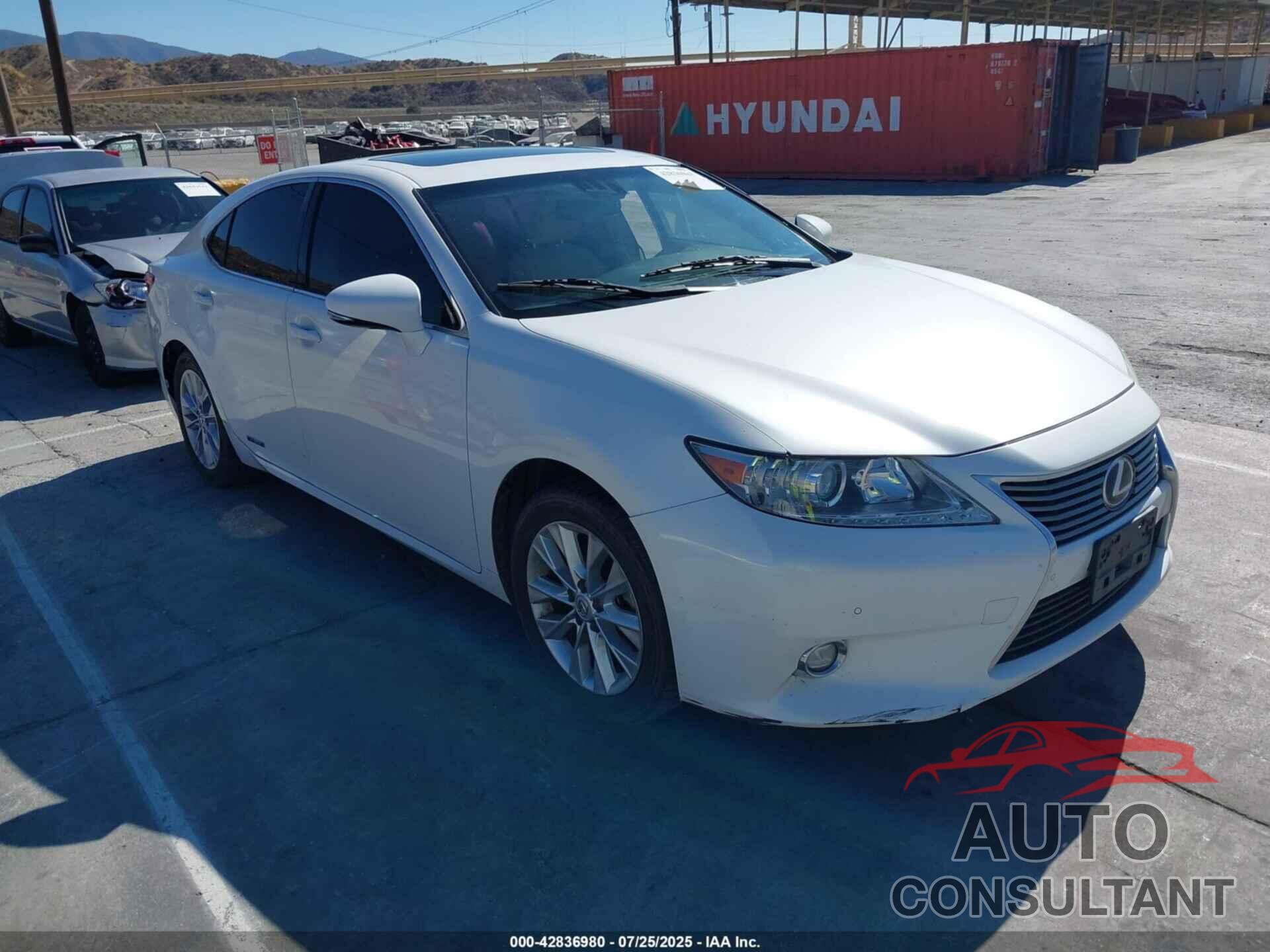 LEXUS ES 300H 2014 - JTHBW1GG2E2073218