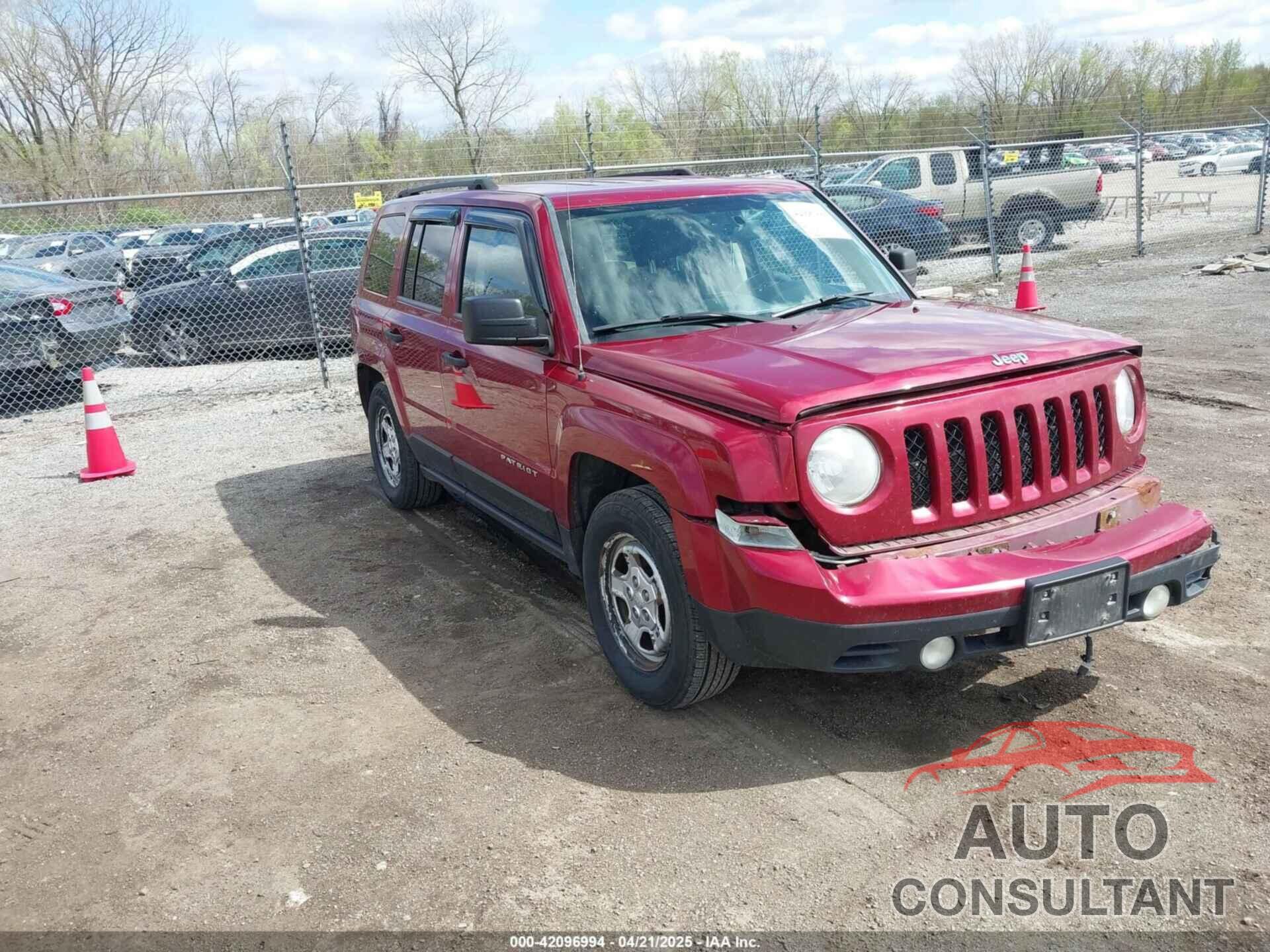 JEEP PATRIOT 2014 - 1C4NJPBAXED812973