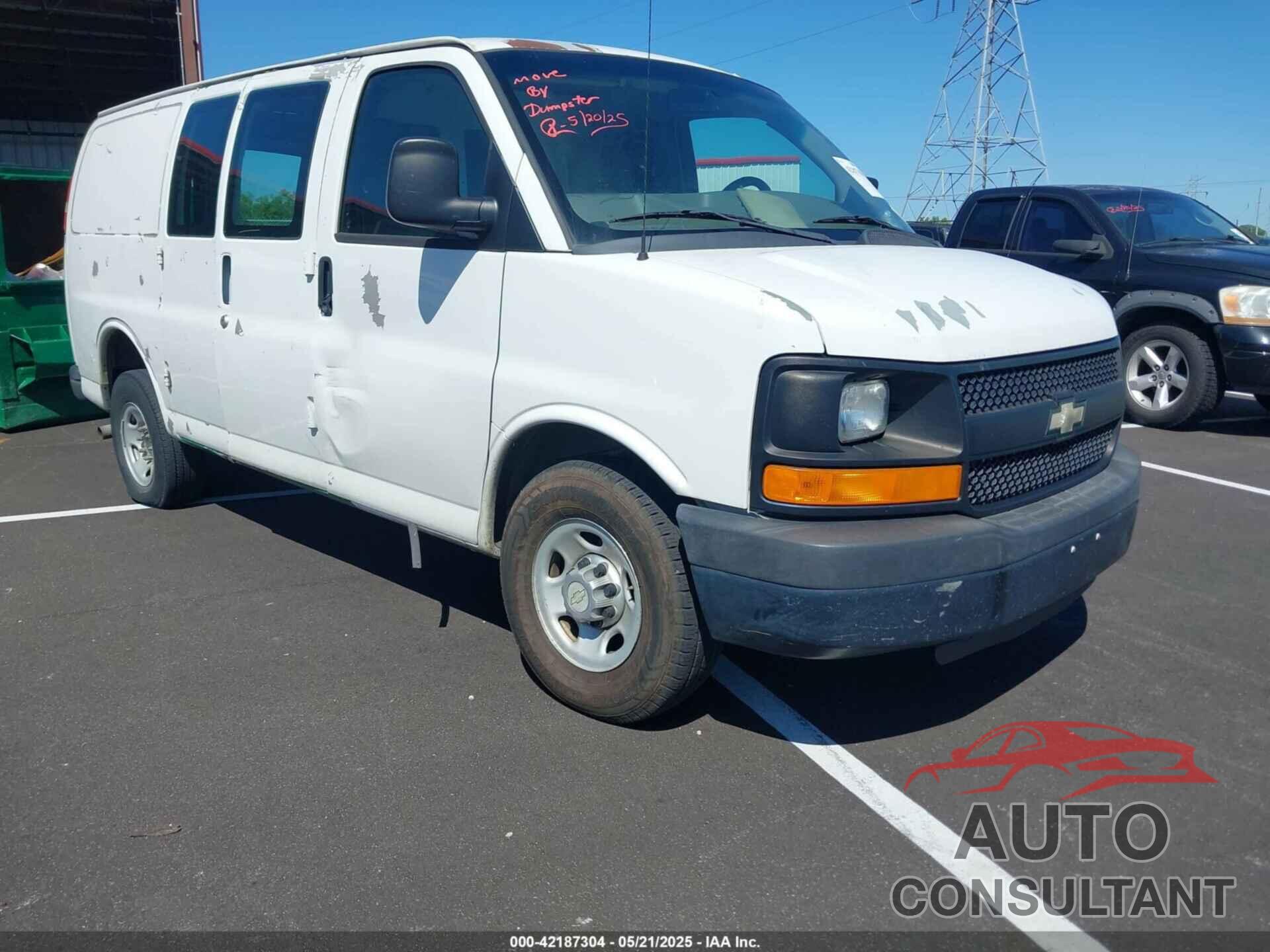 CHEVROLET EXPRESS 2500 2013 - 1GCWGFBA8D1141378