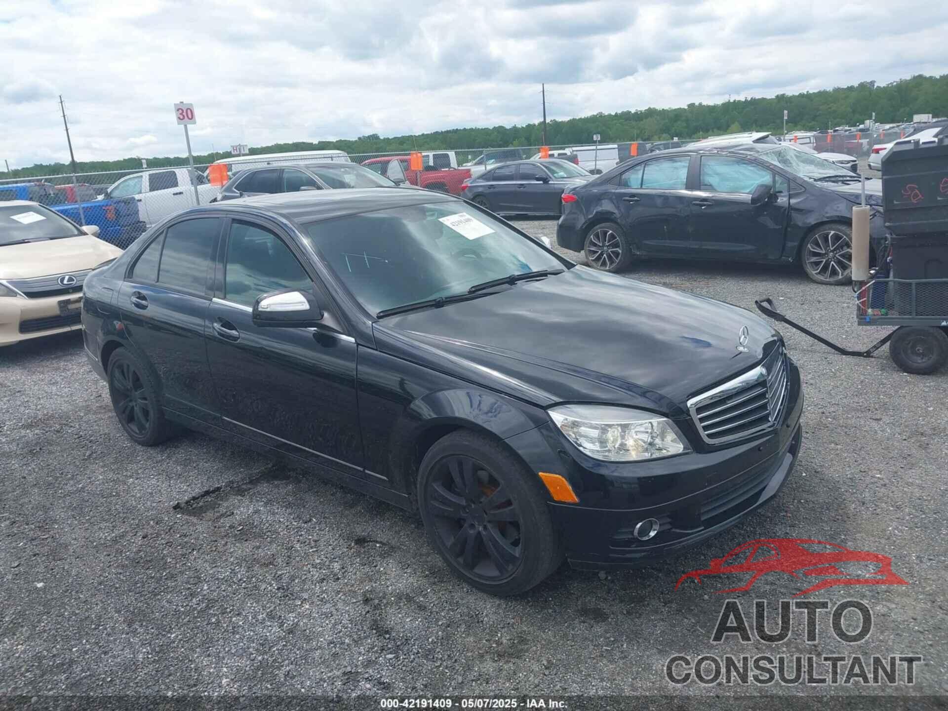 MERCEDES-BENZ C 300 2009 - WDDGF81X39F225925