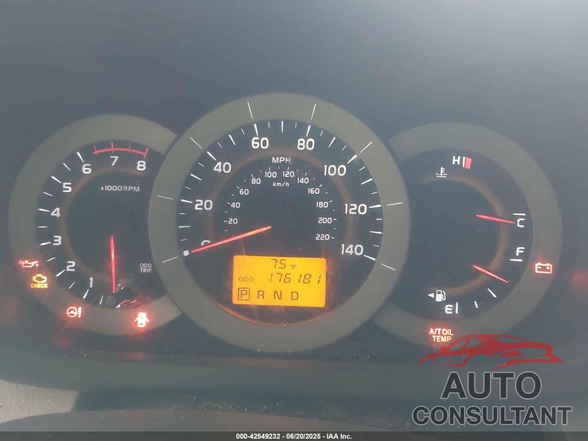 TOYOTA RAV4 2011 - 2T3BF4DV2BW082719