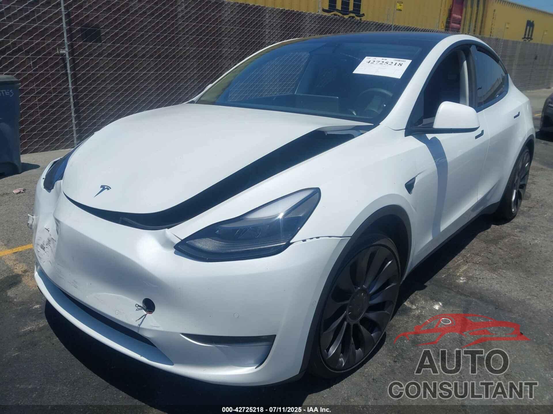 TESLA MODEL Y 2022 - 7SAYGDEFXNF486556