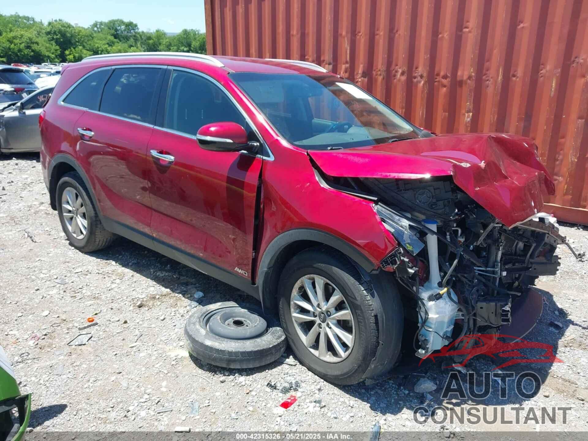 KIA SORENTO 2019 - 5XYPGDA36KG469200