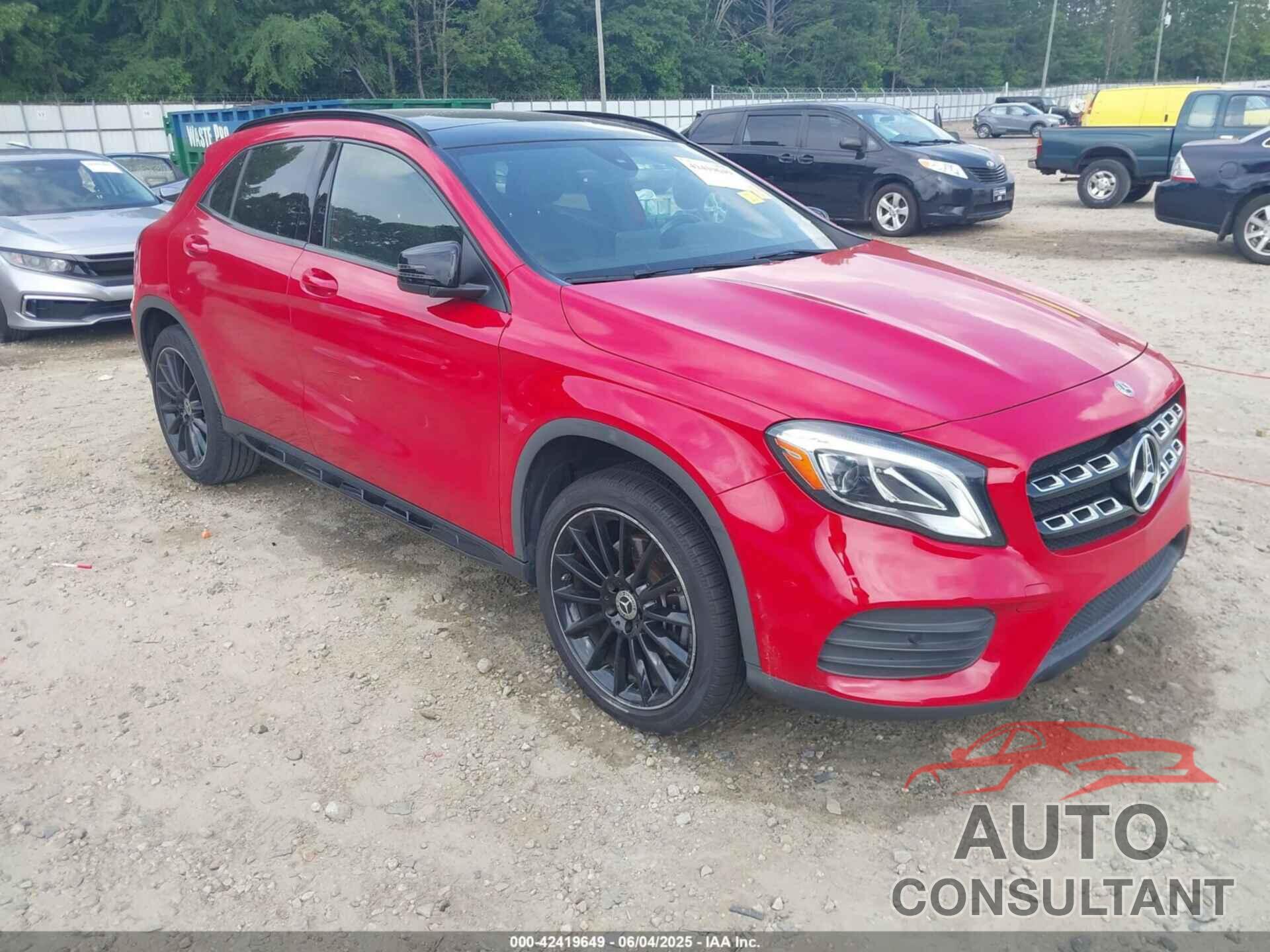 MERCEDES-BENZ GLA 250 2019 - WDCTG4EB0KU001343