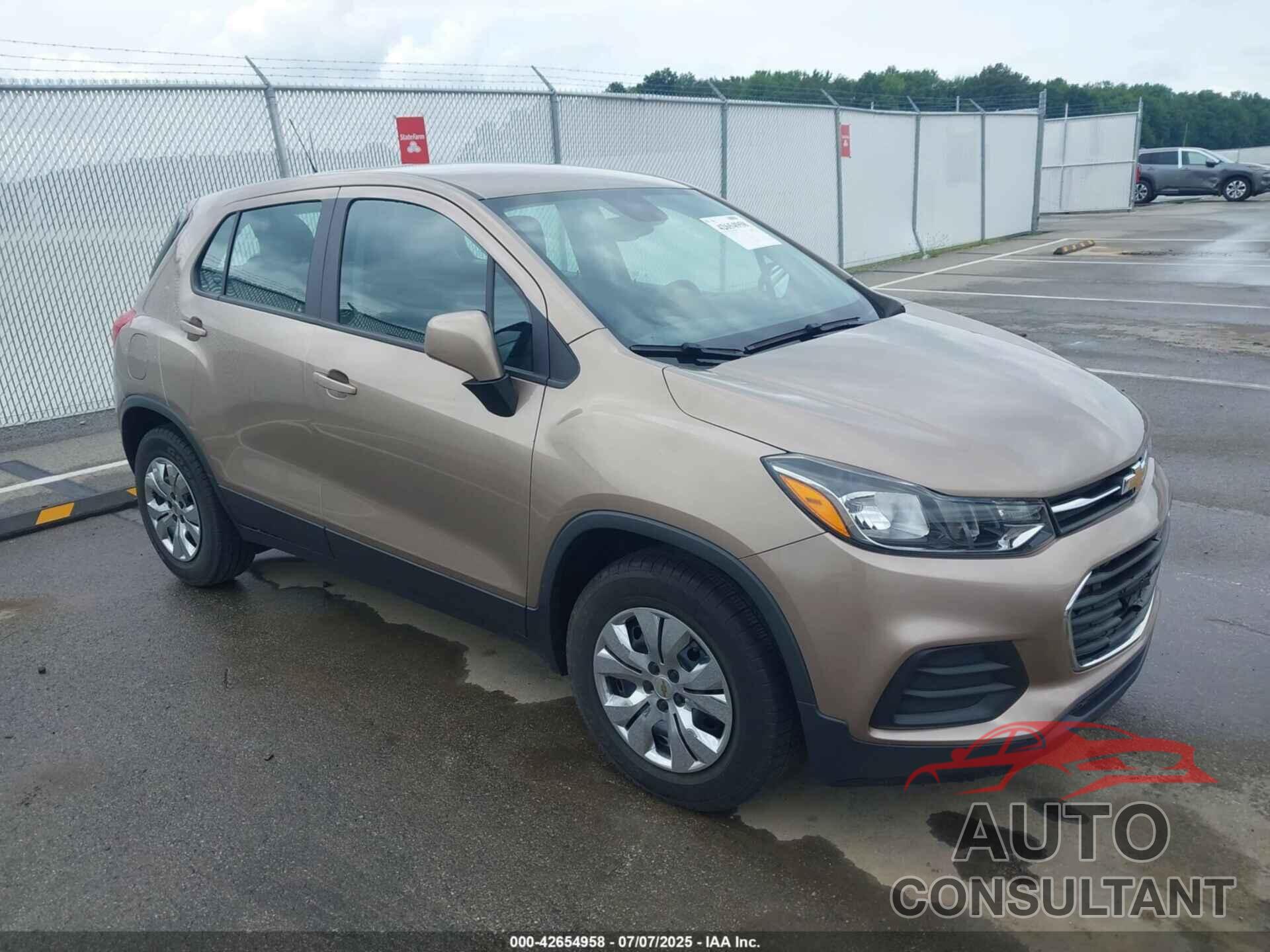 CHEVROLET TRAX 2018 - 3GNCJKSB4JL389421