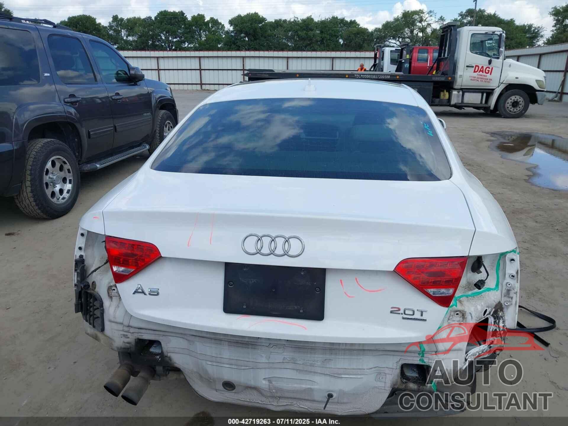 AUDI A5 2012 - WAULFAFR8CA005112