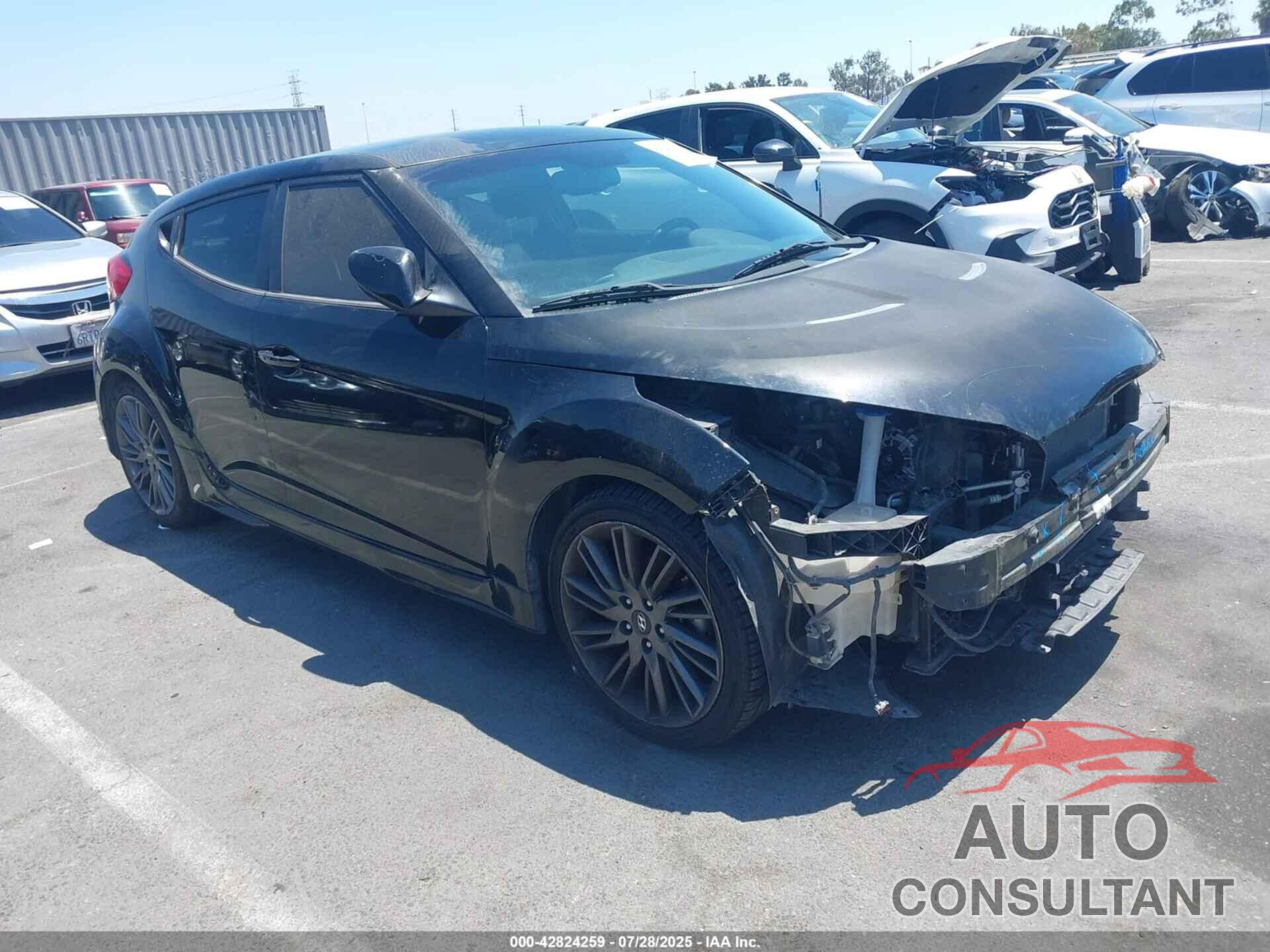 HYUNDAI VELOSTER 2013 - KMHTC6AD0DU133862