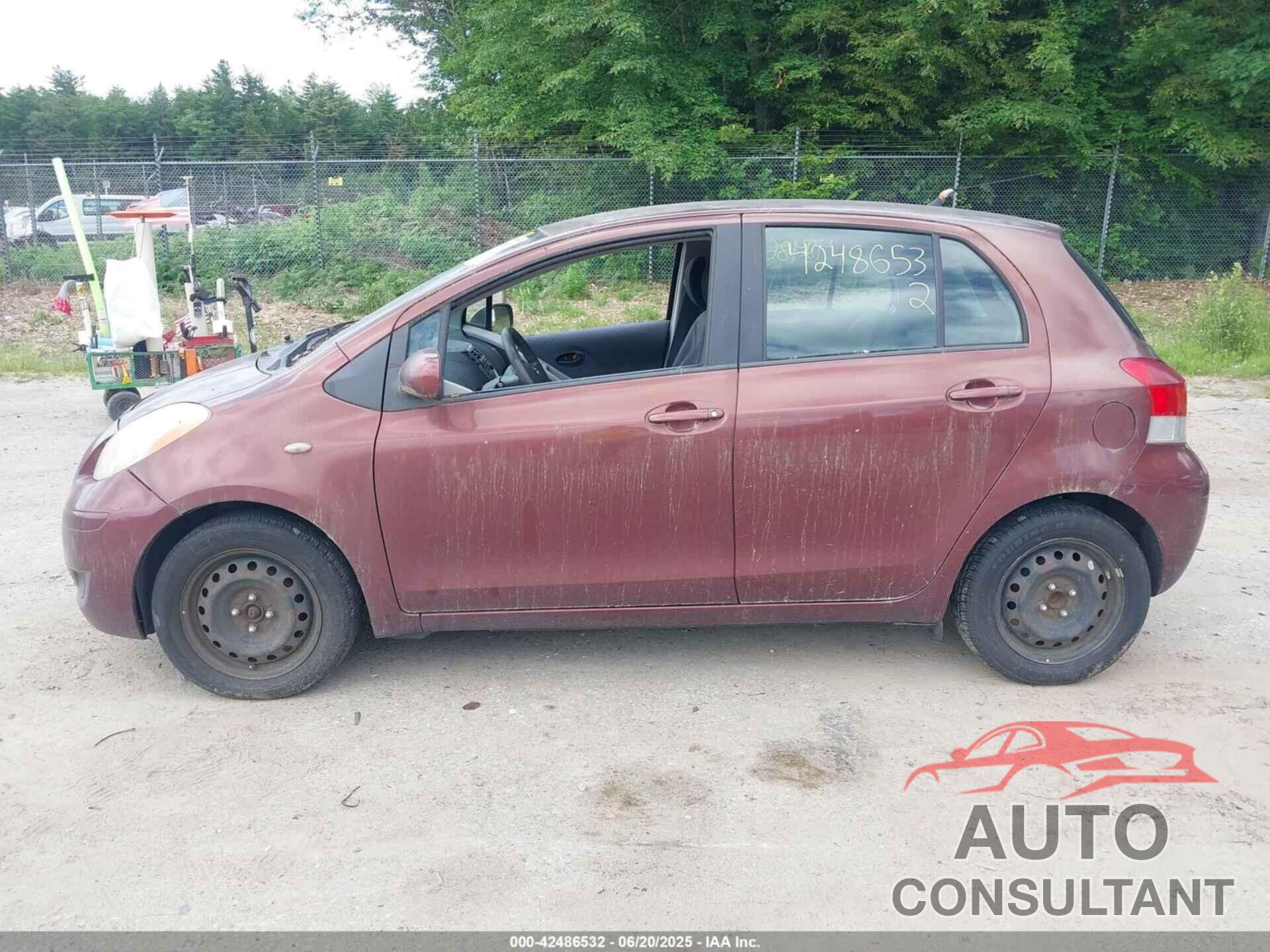 TOYOTA YARIS 2010 - JTDKT4K39A5298602