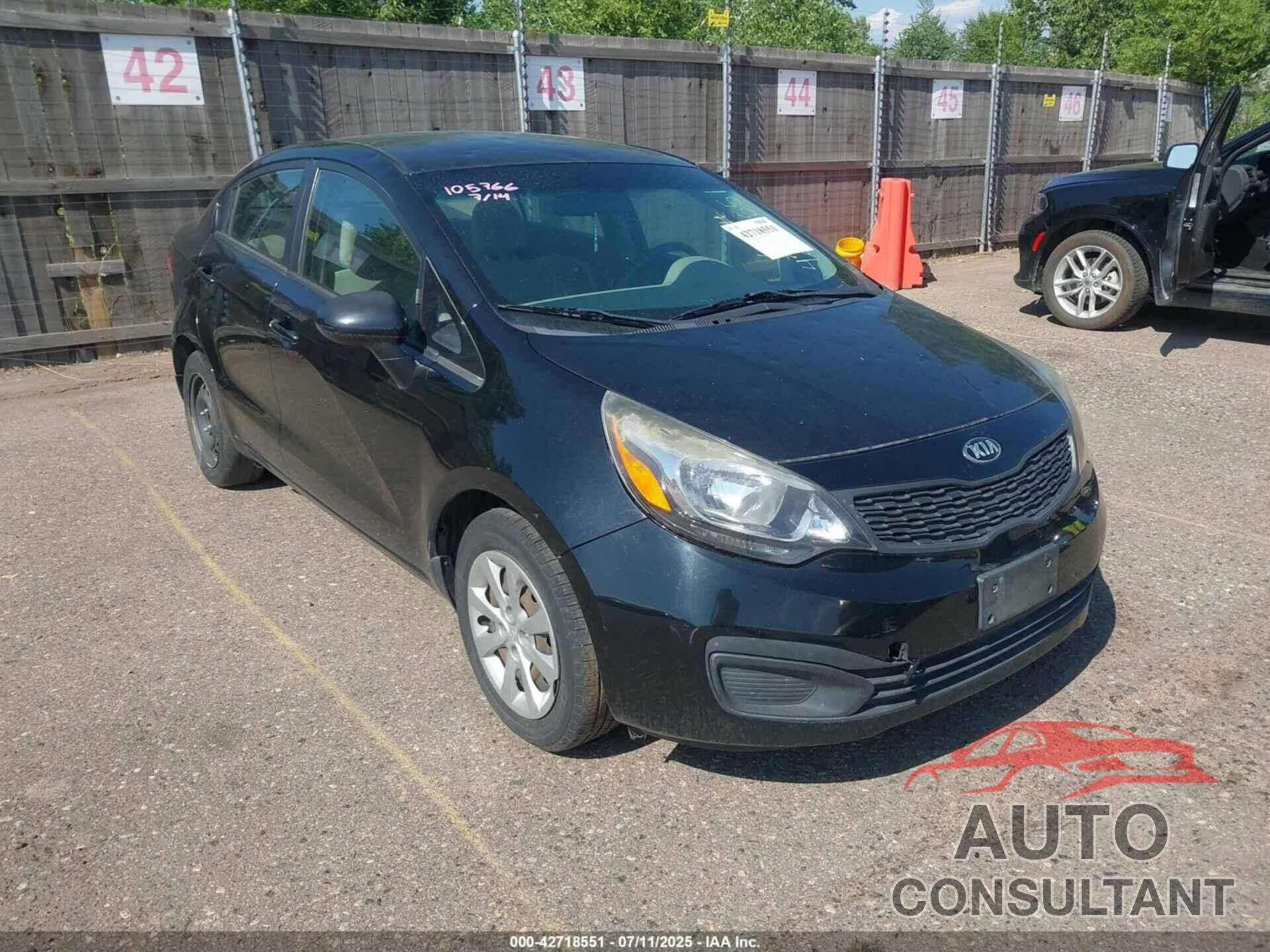 KIA RIO 2013 - KNADM4A38D6192015
