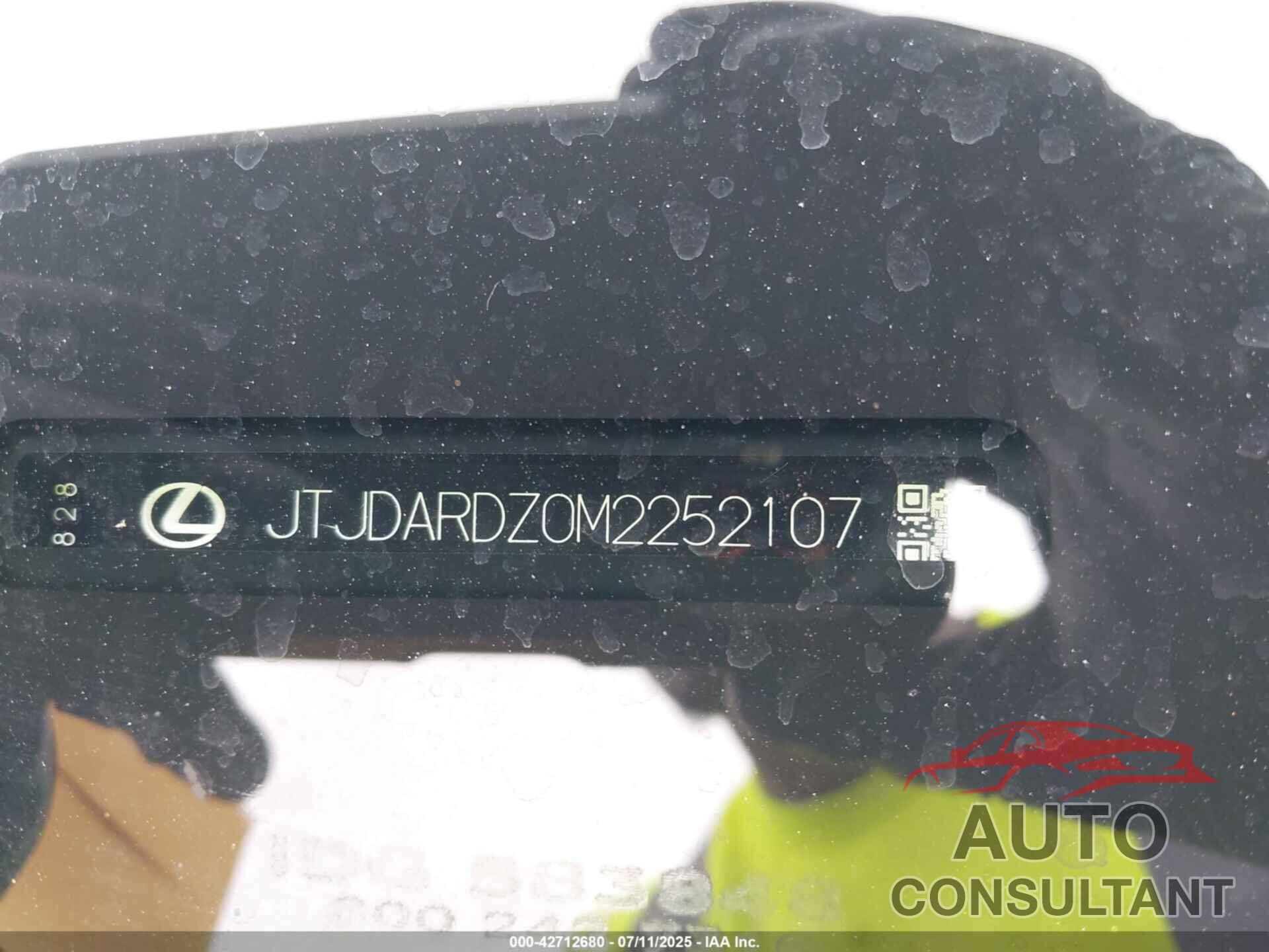 LEXUS NX 300 2021 - JTJDARDZ0M2252107