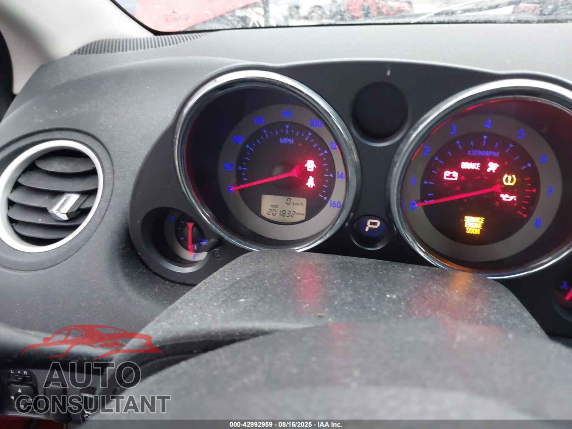 MITSUBISHI ECLIPSE 2011 - 4A31K5DF0BE004370