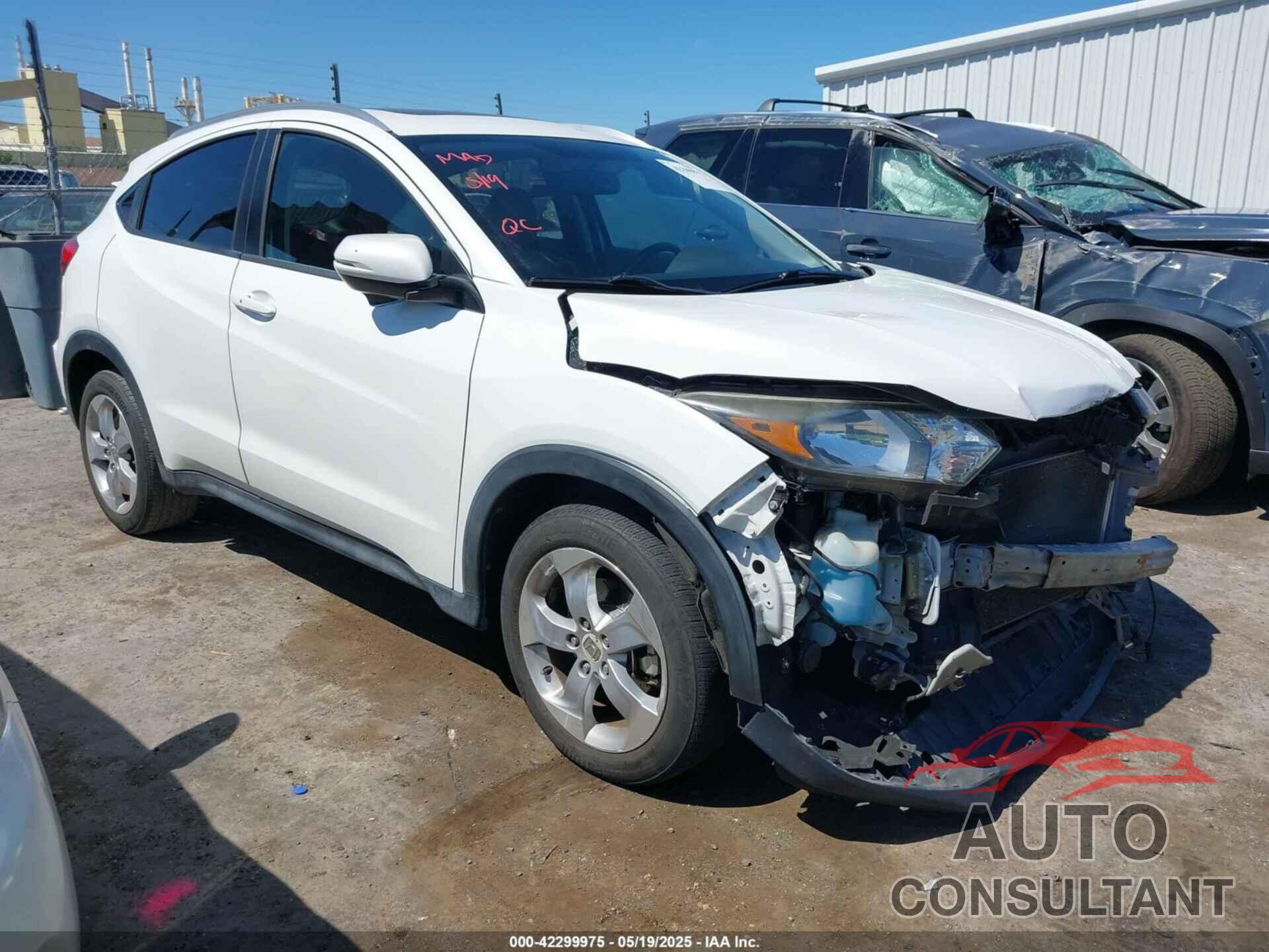 HONDA HR-V 2016 - 3CZRU6H70GM733702