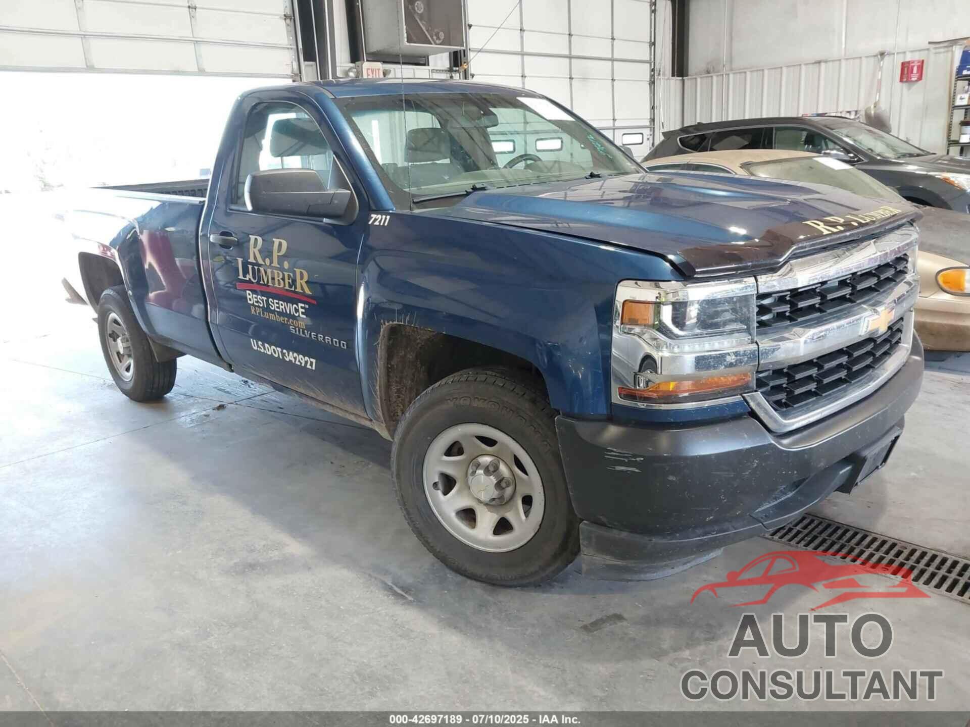 CHEVROLET SILVERADO 1500 2016 - 1GCNCNEH0GZ334771