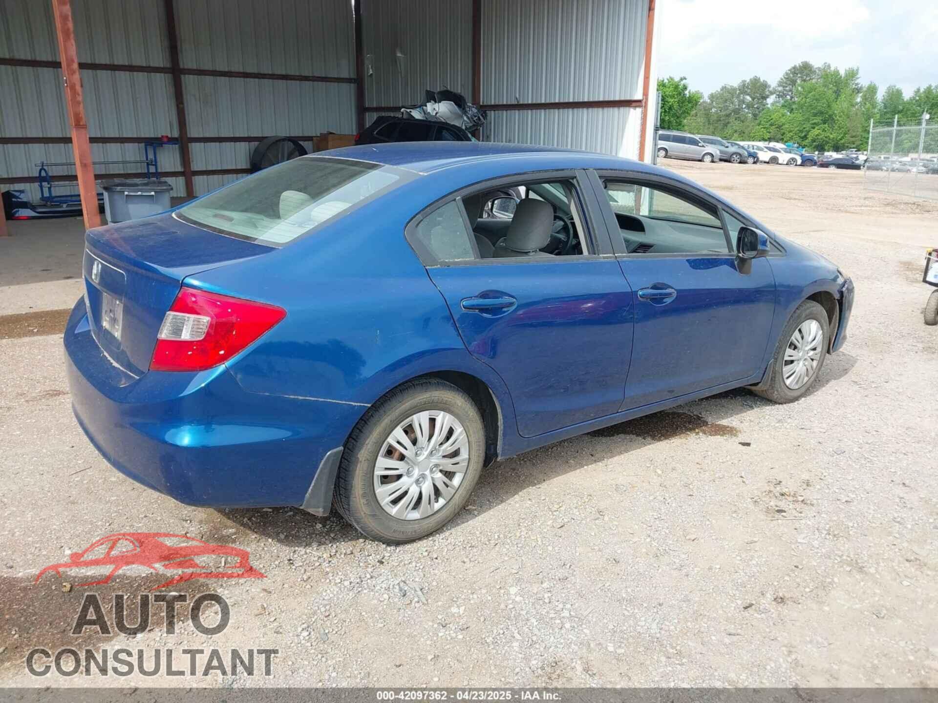 HONDA CIVIC 2012 - 19XFB2F57CE005209