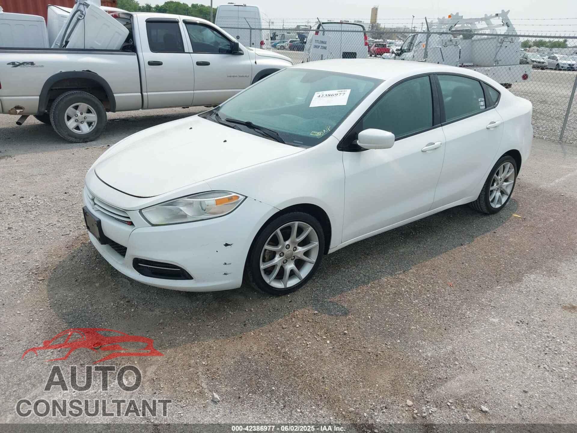 DODGE DART 2013 - 1C3CDFBA7DD270792
