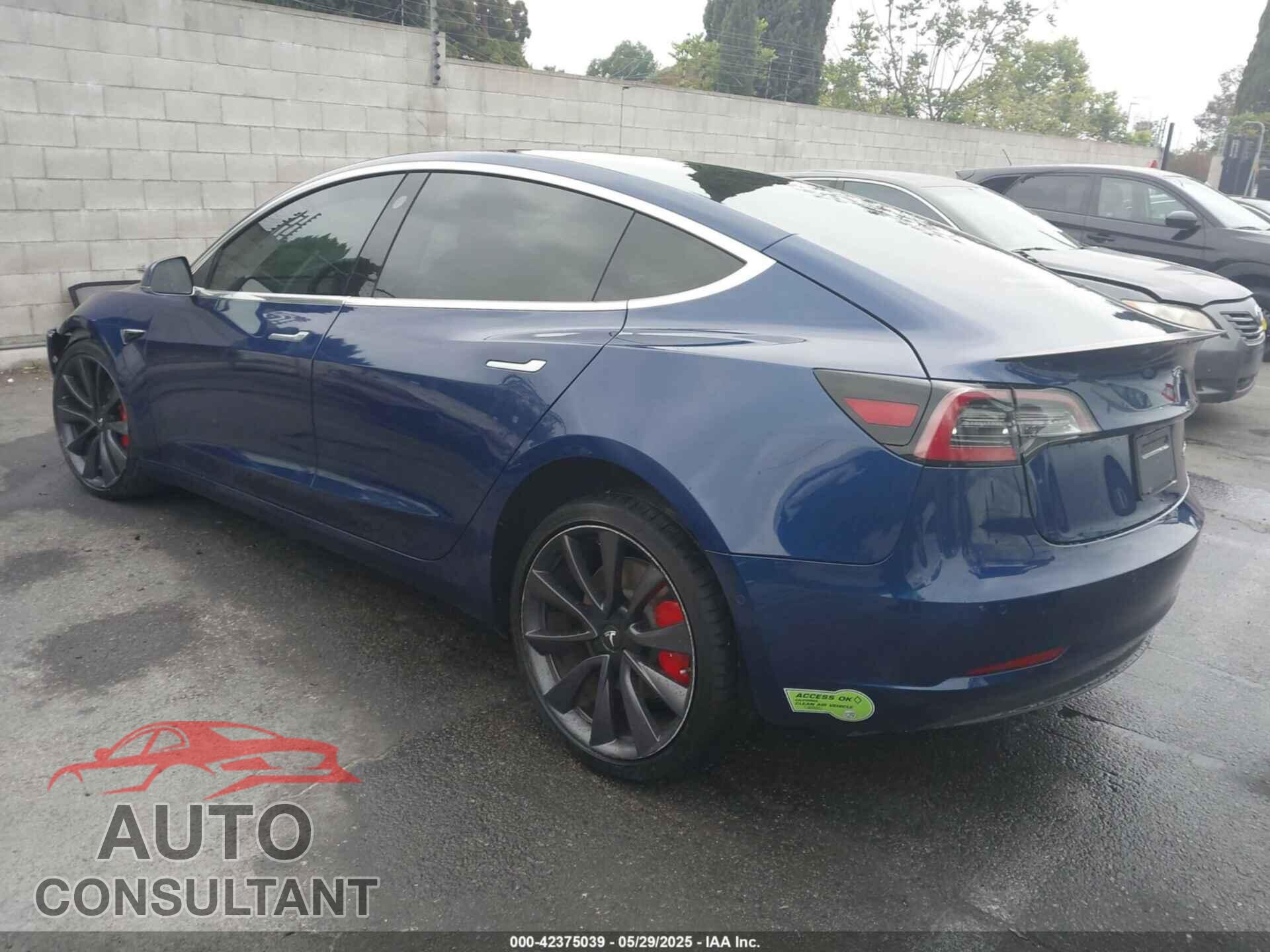 TESLA MODEL 3 2020 - 5YJ3E1EC3LF648042