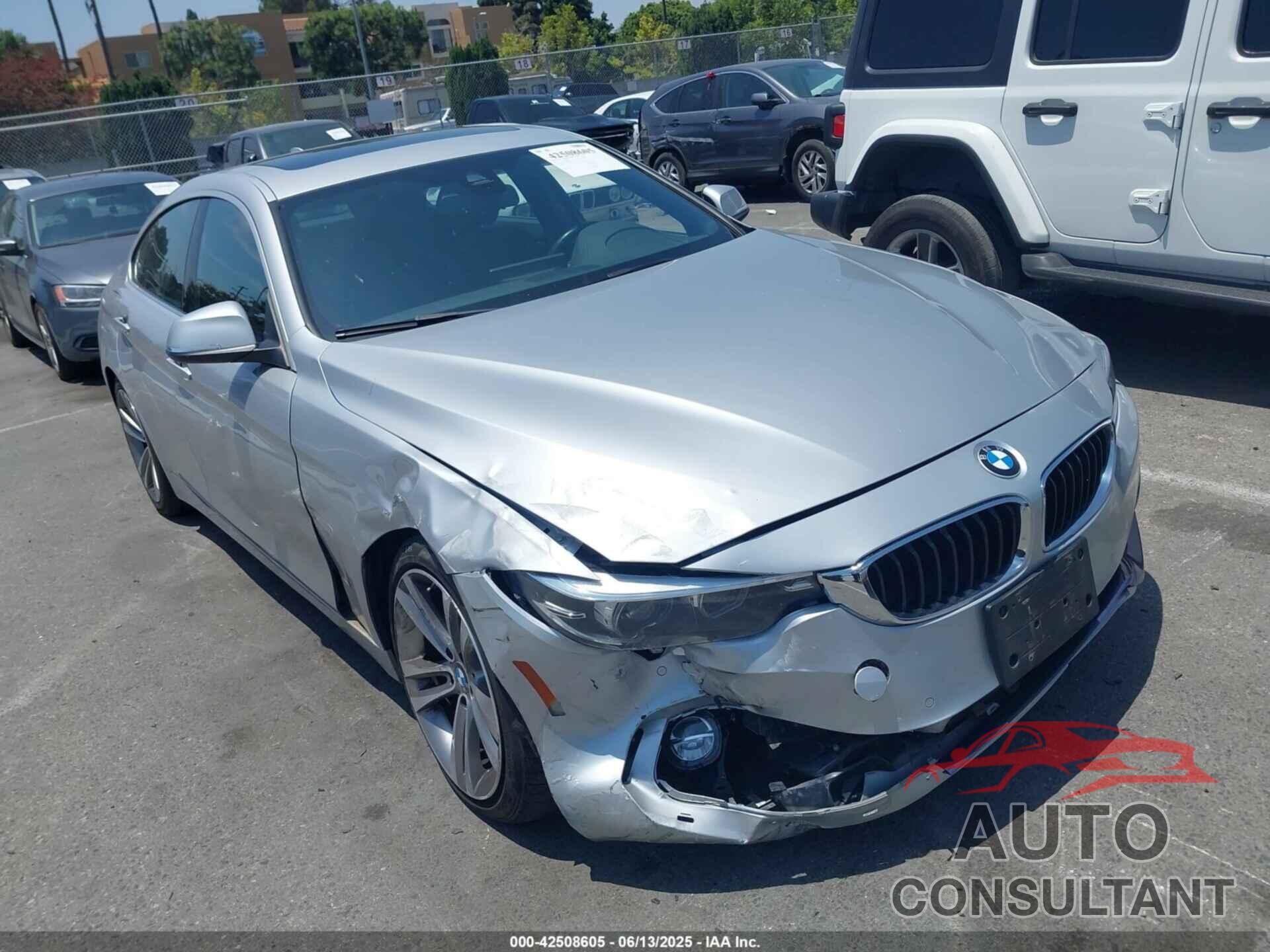 BMW 430I GRAN COUPE 2019 - WBA4J1C55KBM13337