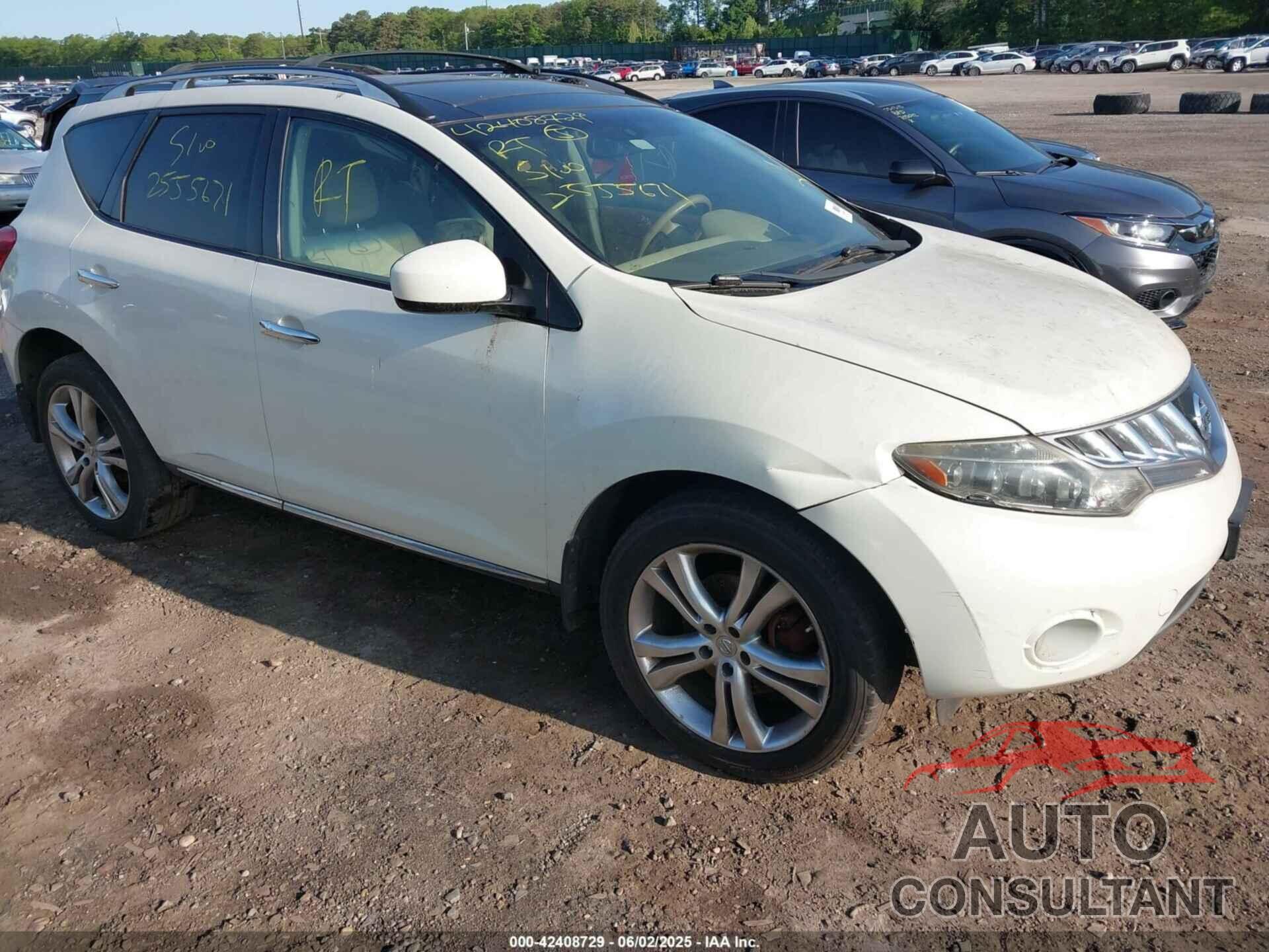 NISSAN MURANO 2009 - JN8AZ18W39W120611