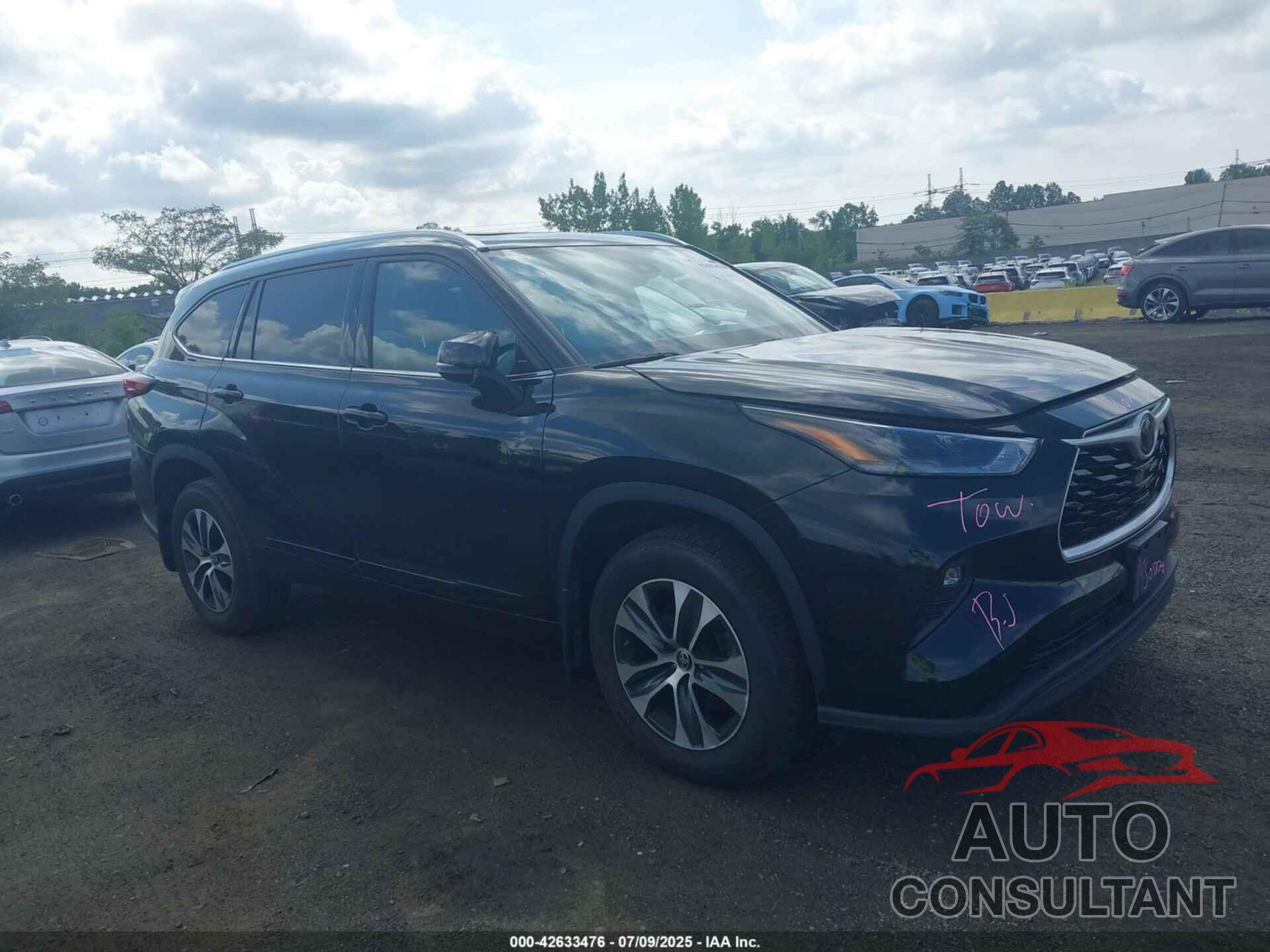 TOYOTA HIGHLANDER 2021 - 5TDGZRBH2MS058240