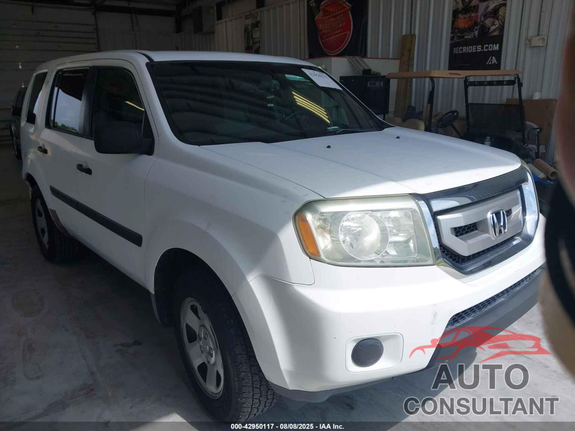 HONDA PILOT 2009 - 5FNYF38249B021263