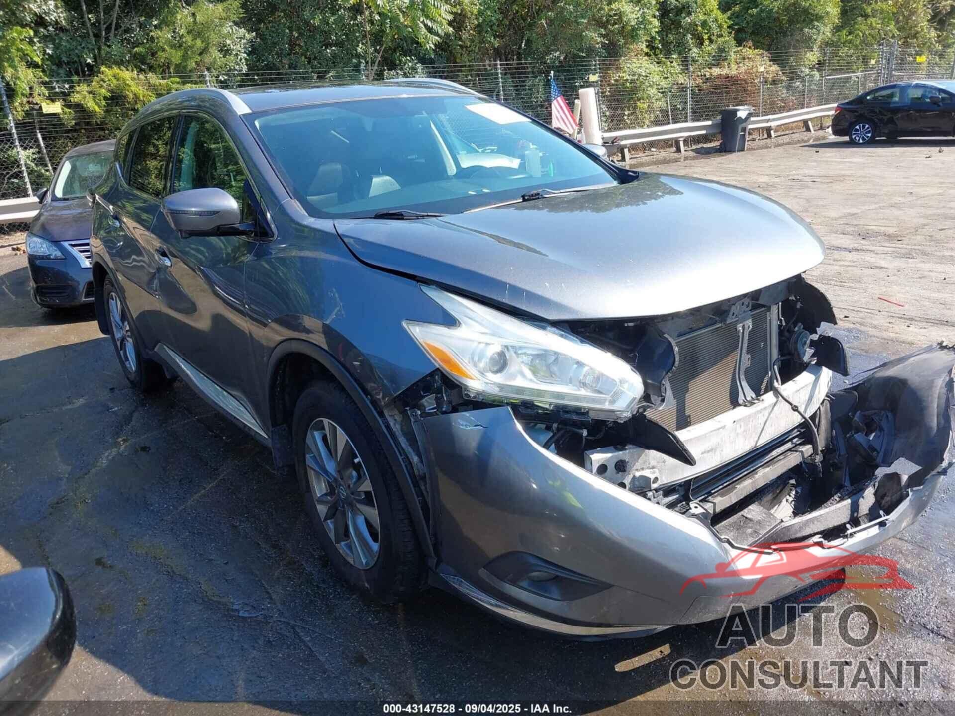 NISSAN MURANO 2016 - 5N1AZ2MH2GN145233