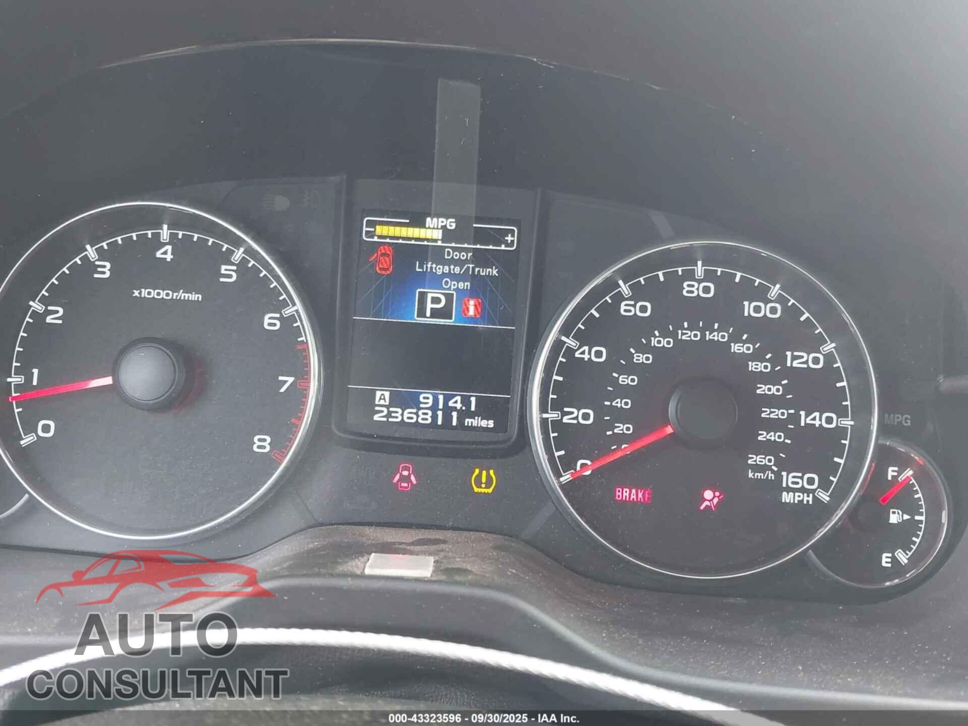 SUBARU OUTBACK 2013 - 4S4BRDKC2D2274884