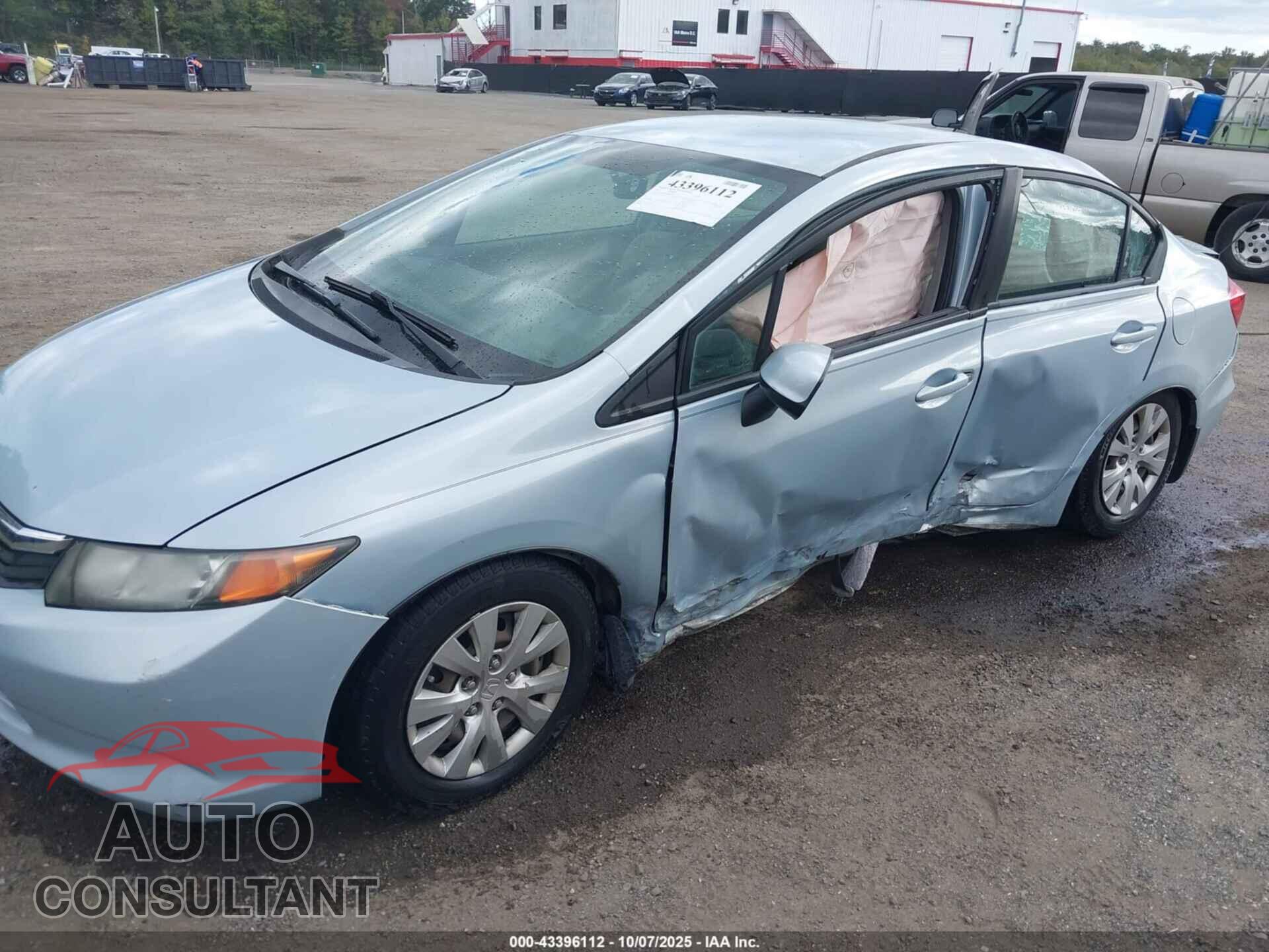 HONDA CIVIC 2012 - 19XFB2F59CE362777