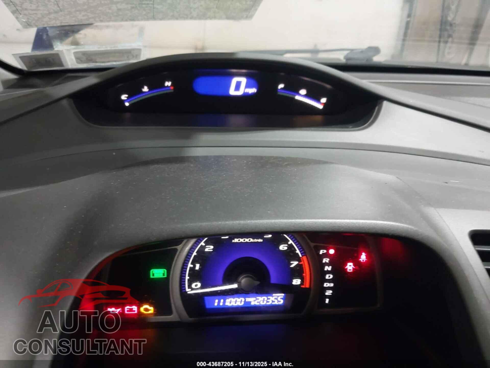 HONDA CIVIC 2011 - 2HGFA1F52BH517249