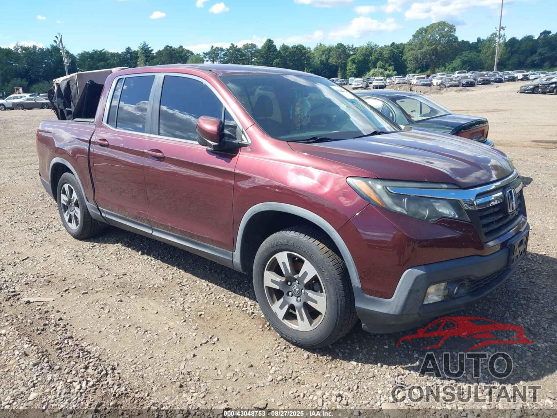 HONDA RIDGELINE 2017 - 5FPYK3F68HB009060