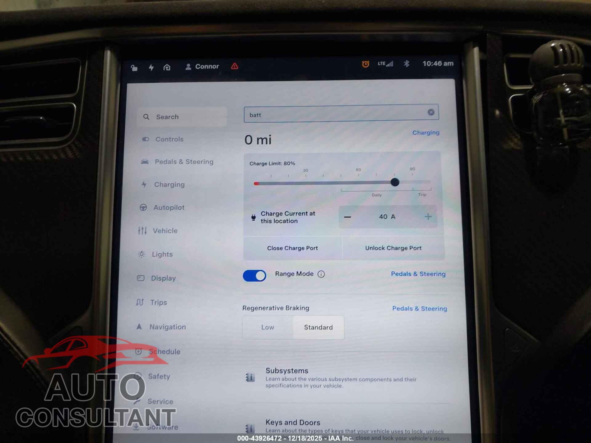 TESLA MODEL S 2015 - 5YJSA1H20FF088088